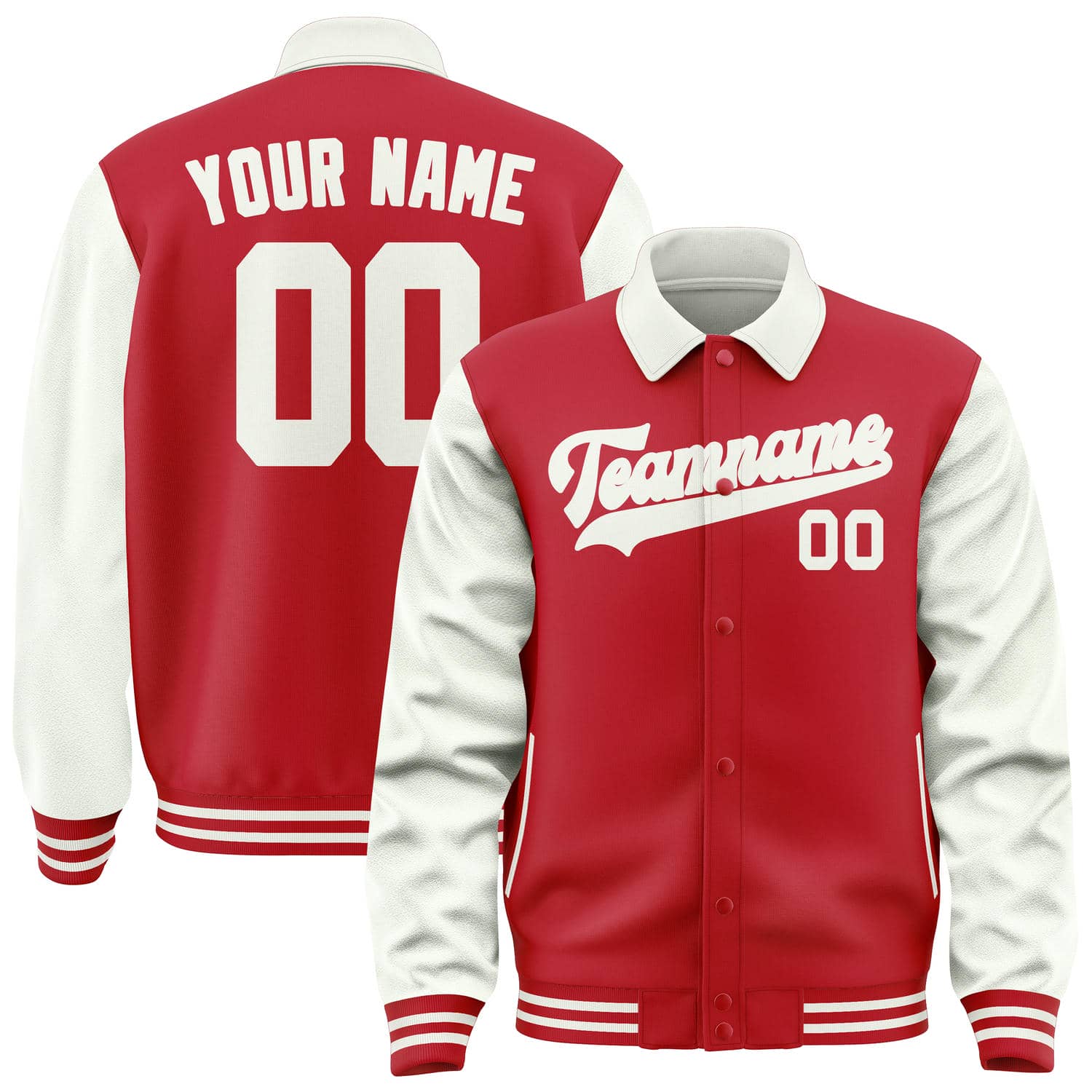 Custom Red White Jacket