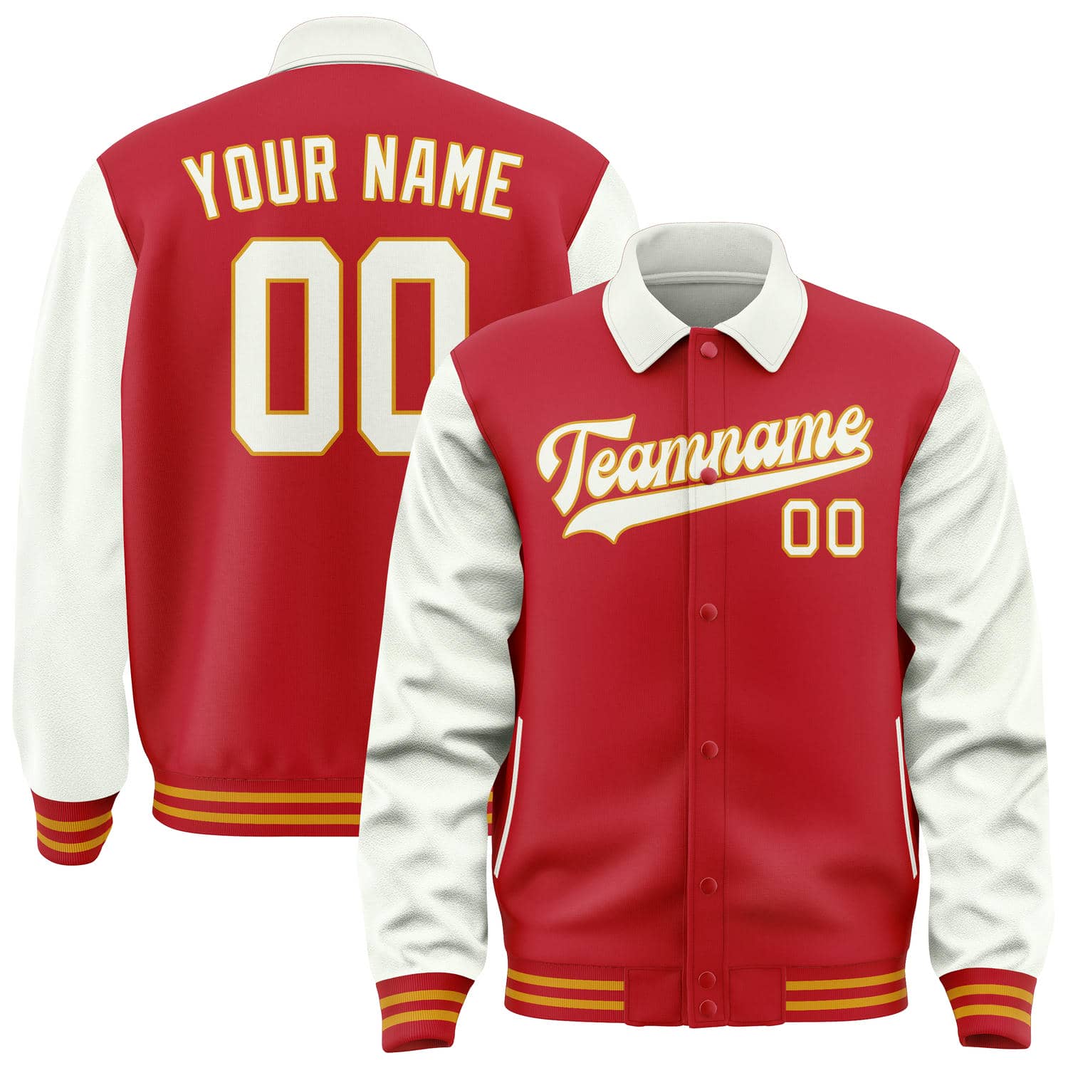 Custom Red White Jacket