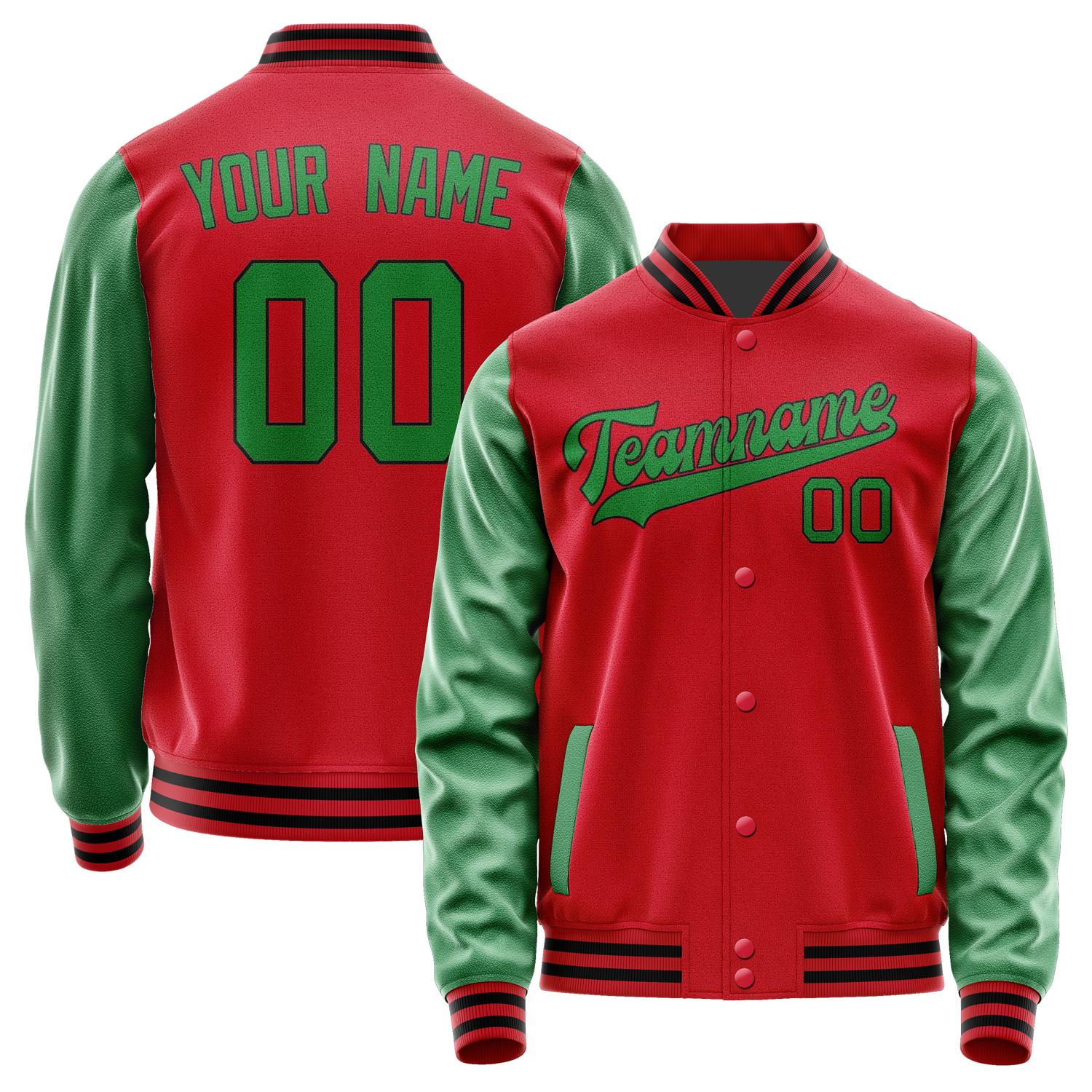Custom Red Emerald Green Jacket JA1414241417B31724