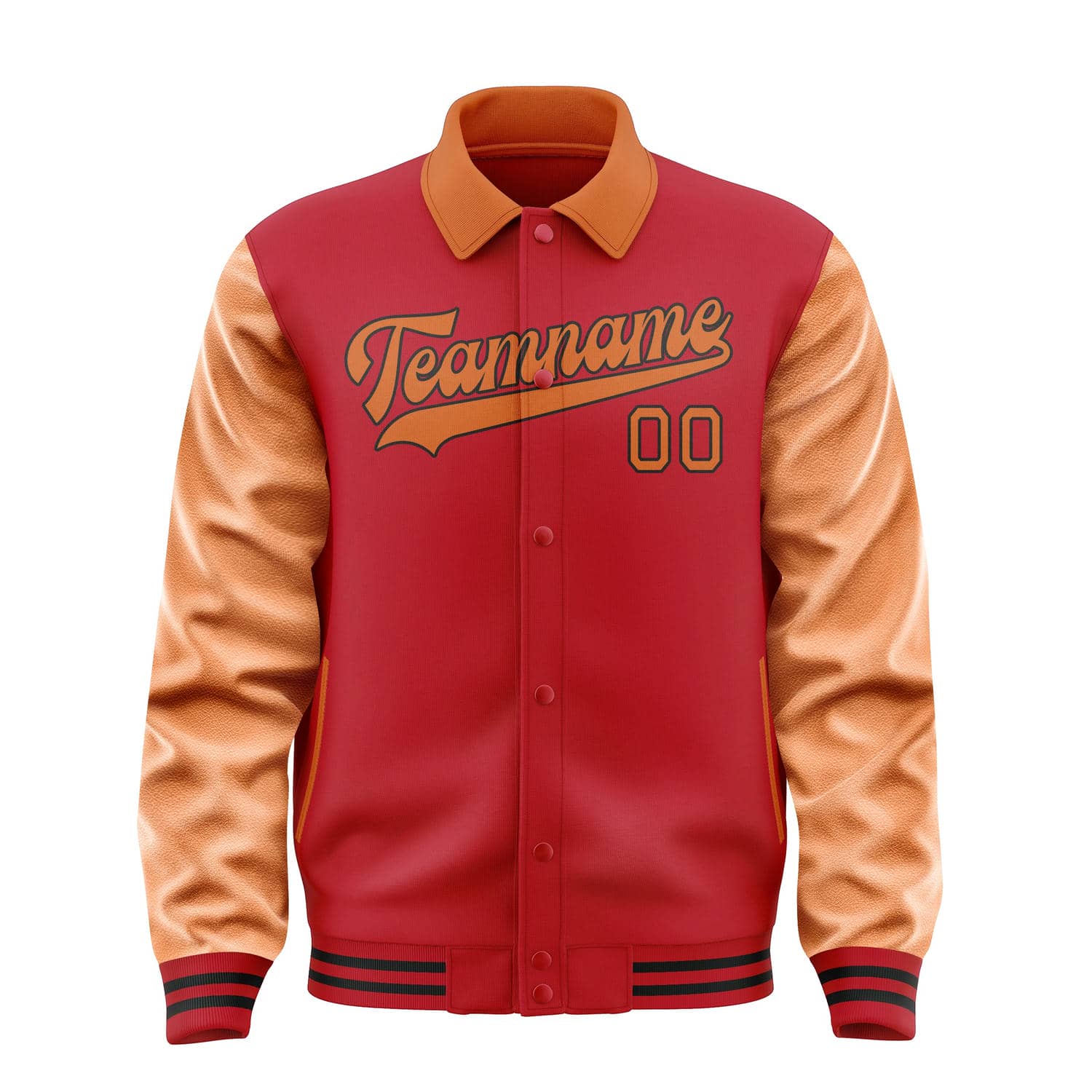 Custom Red Orange Jacket