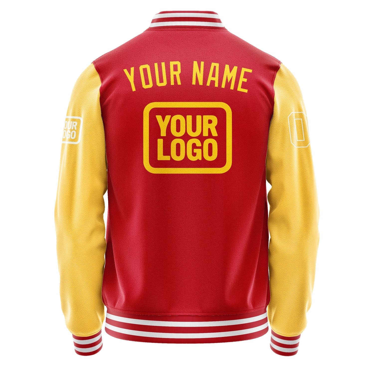 Custom Red Gold Jacket JA141430141818303018