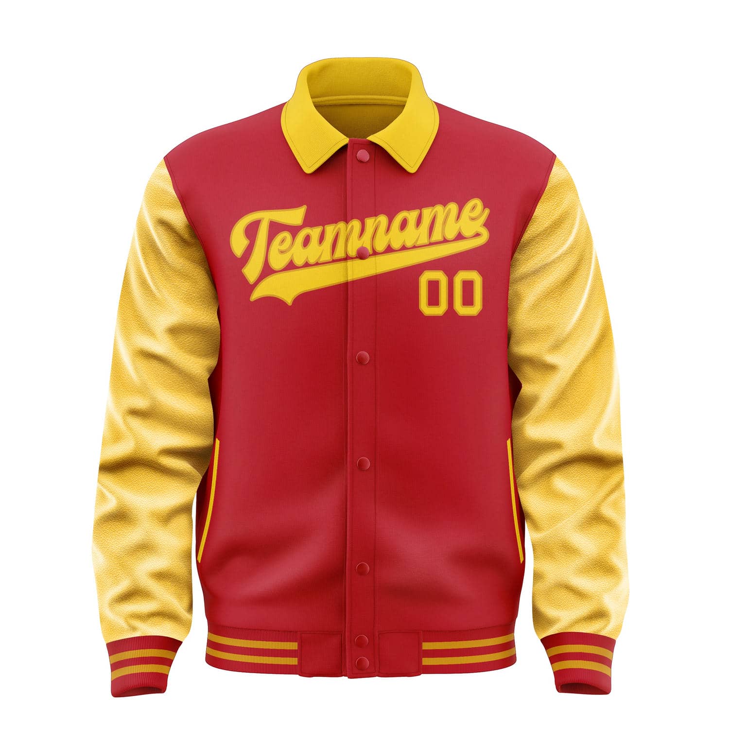 Custom Red Gold Jacket