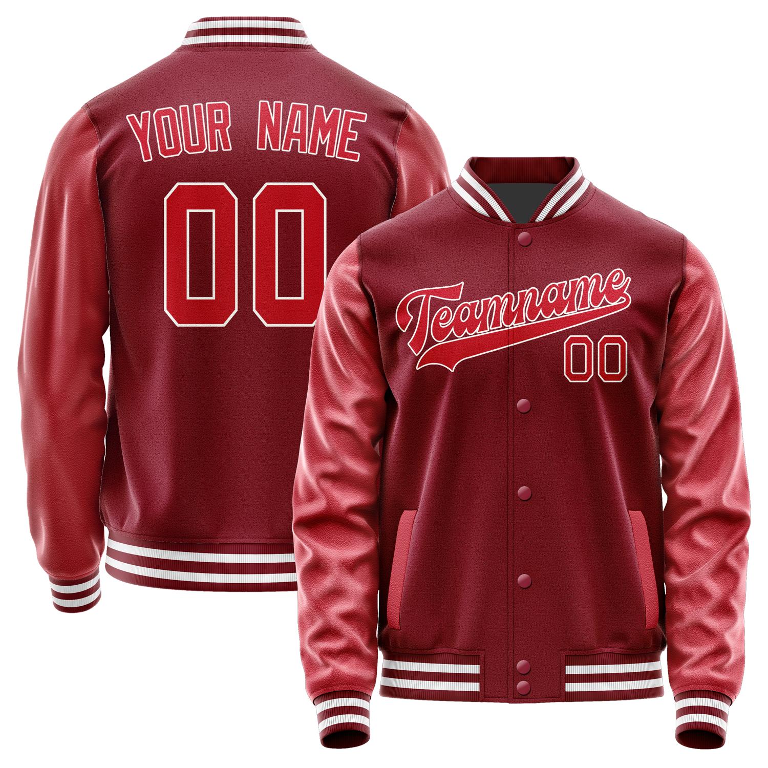 Custom Crimson Red Red Jacket JA1515141518B31814