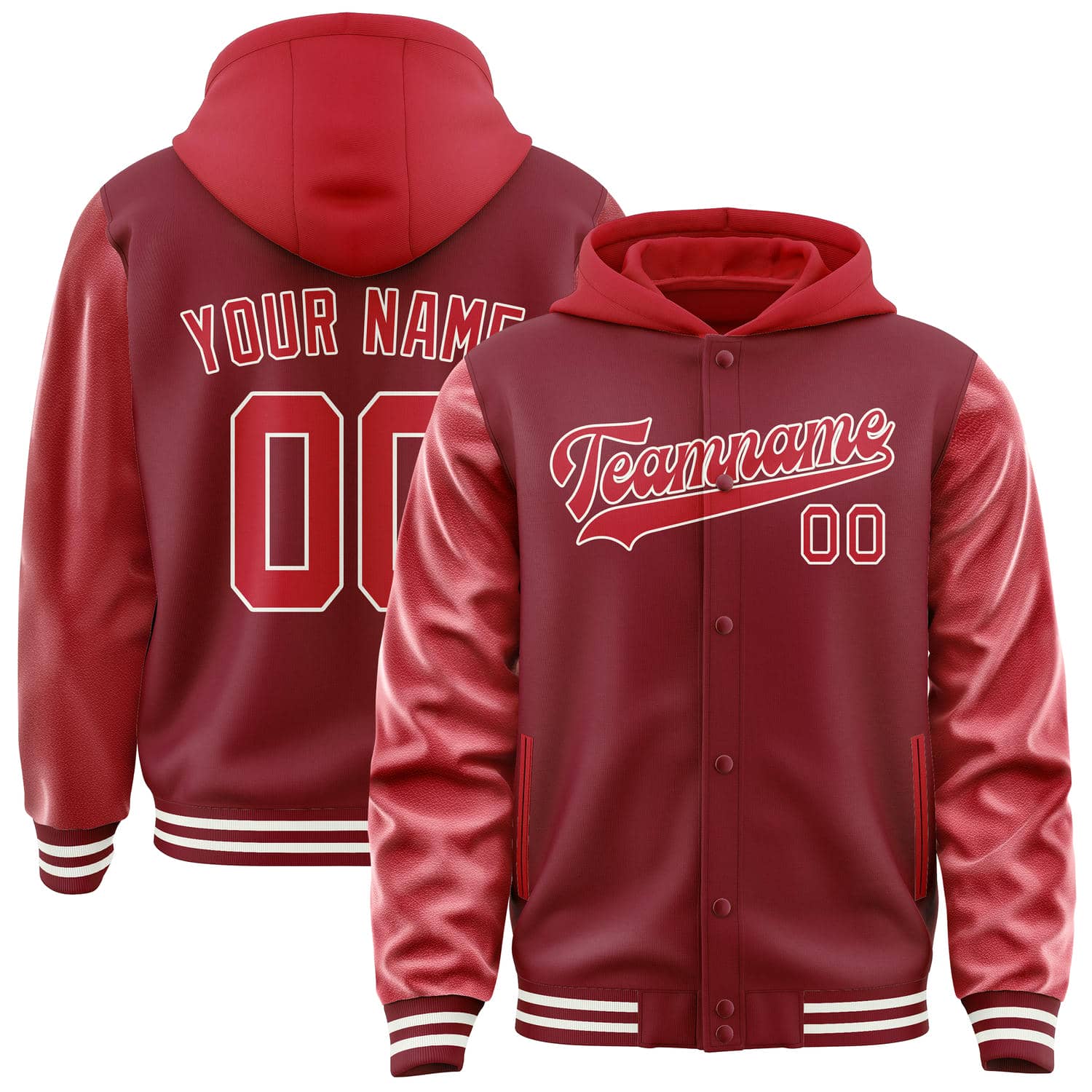Custom Crimson Red Red Jacket