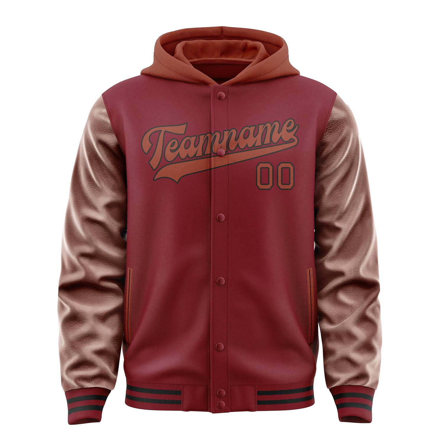 Custom Crimson Red Coral Red Jacket