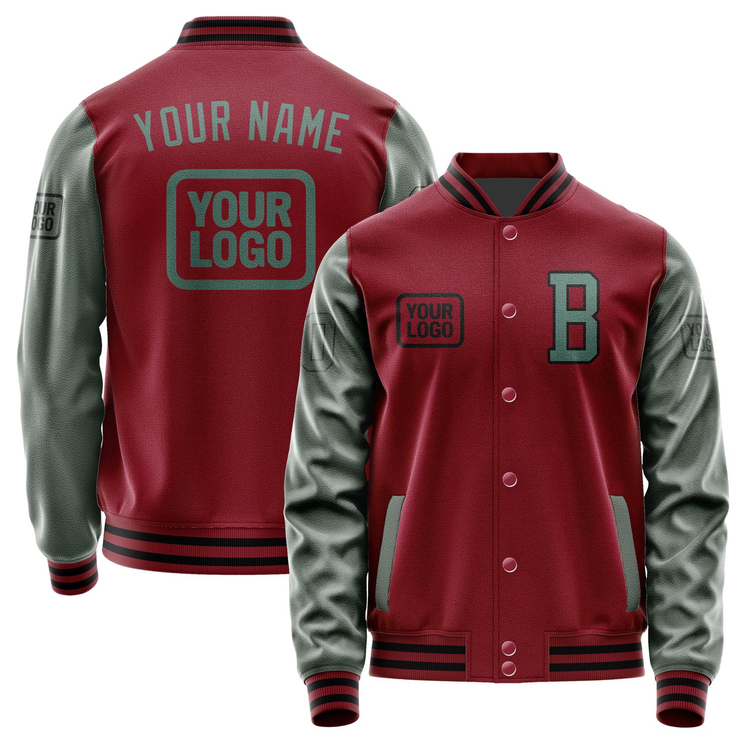 Custom Crimson Red Blue Green Jacket JA151527151717272717