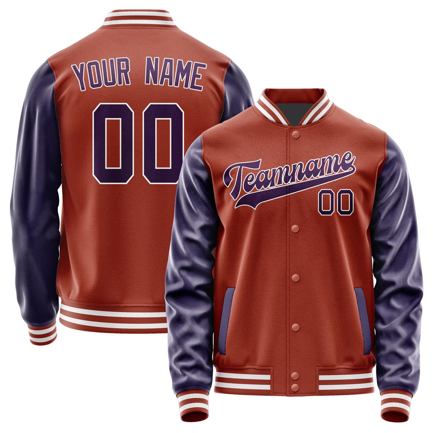 Custom Coral Red Purple Jacket JA1616071618B31807