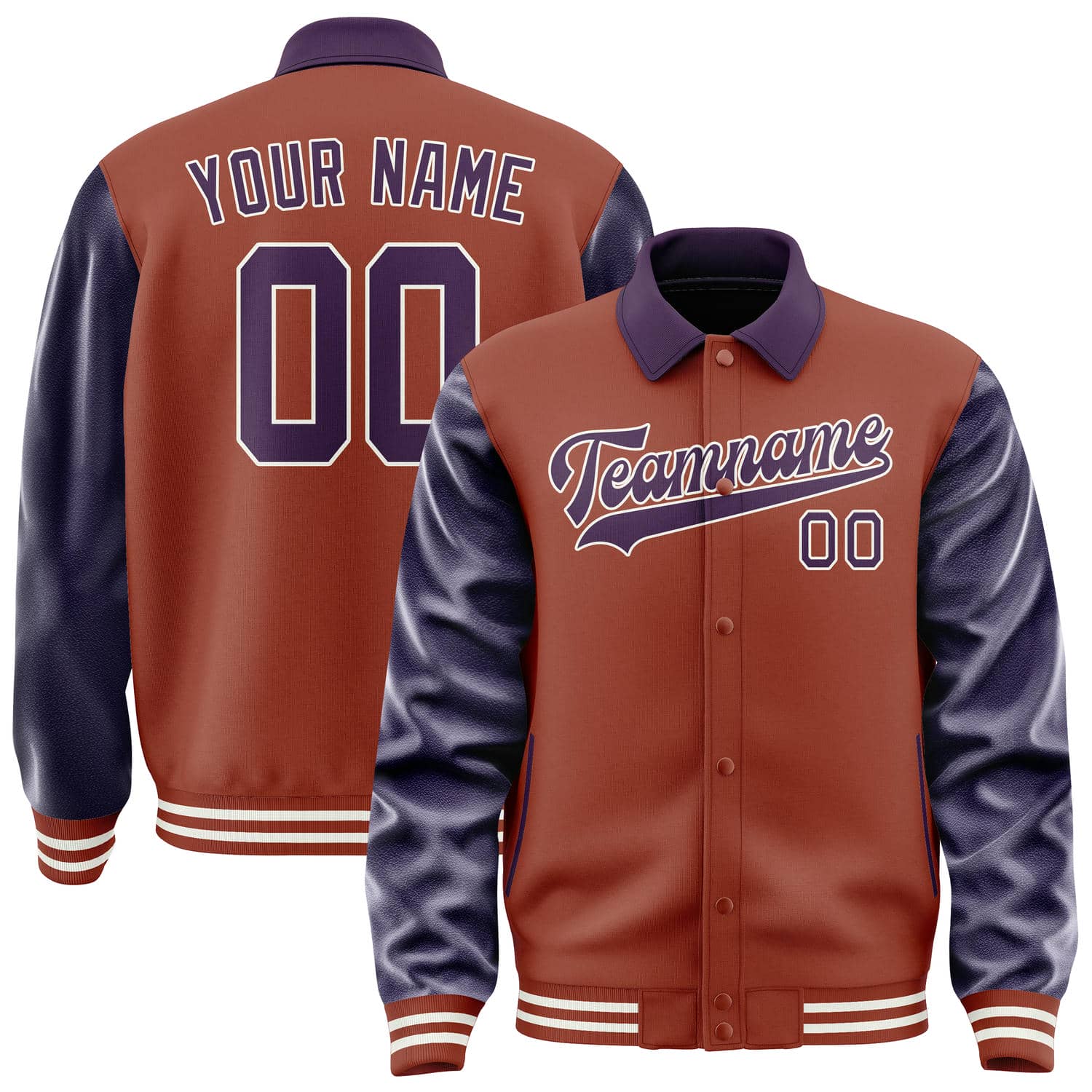 Custom Coral Red Purple Jacket