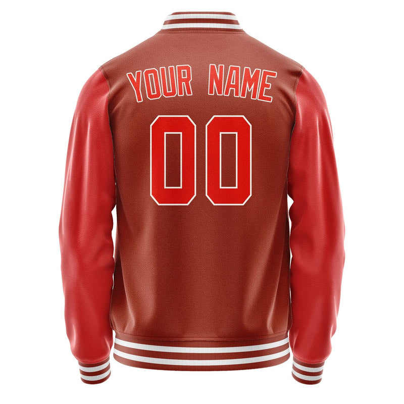 Custom Coral Red Orange Red Jacket JA1616121618B31812