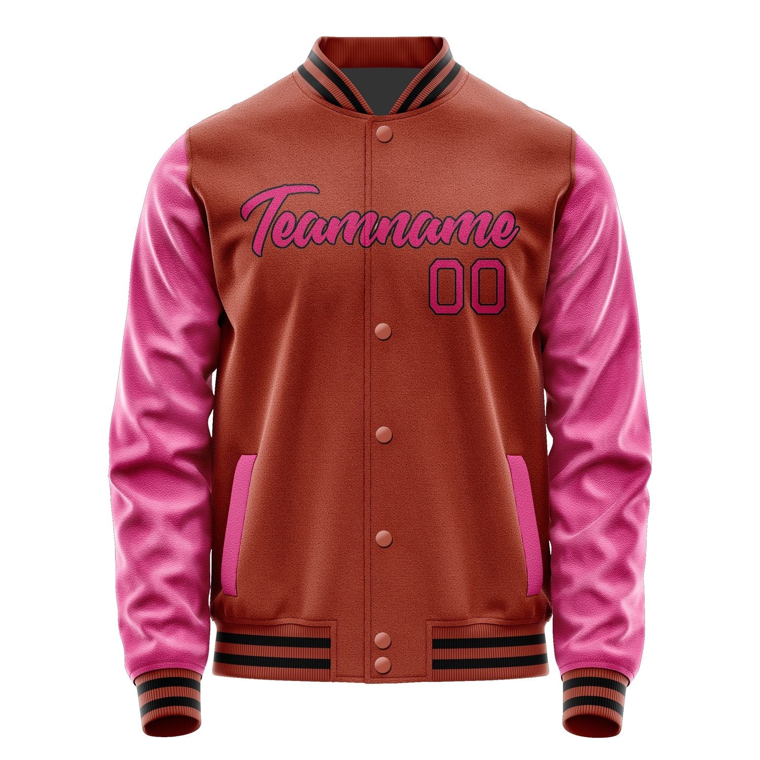 Custom Coral Red Pink Jacket JA1616131617B21713