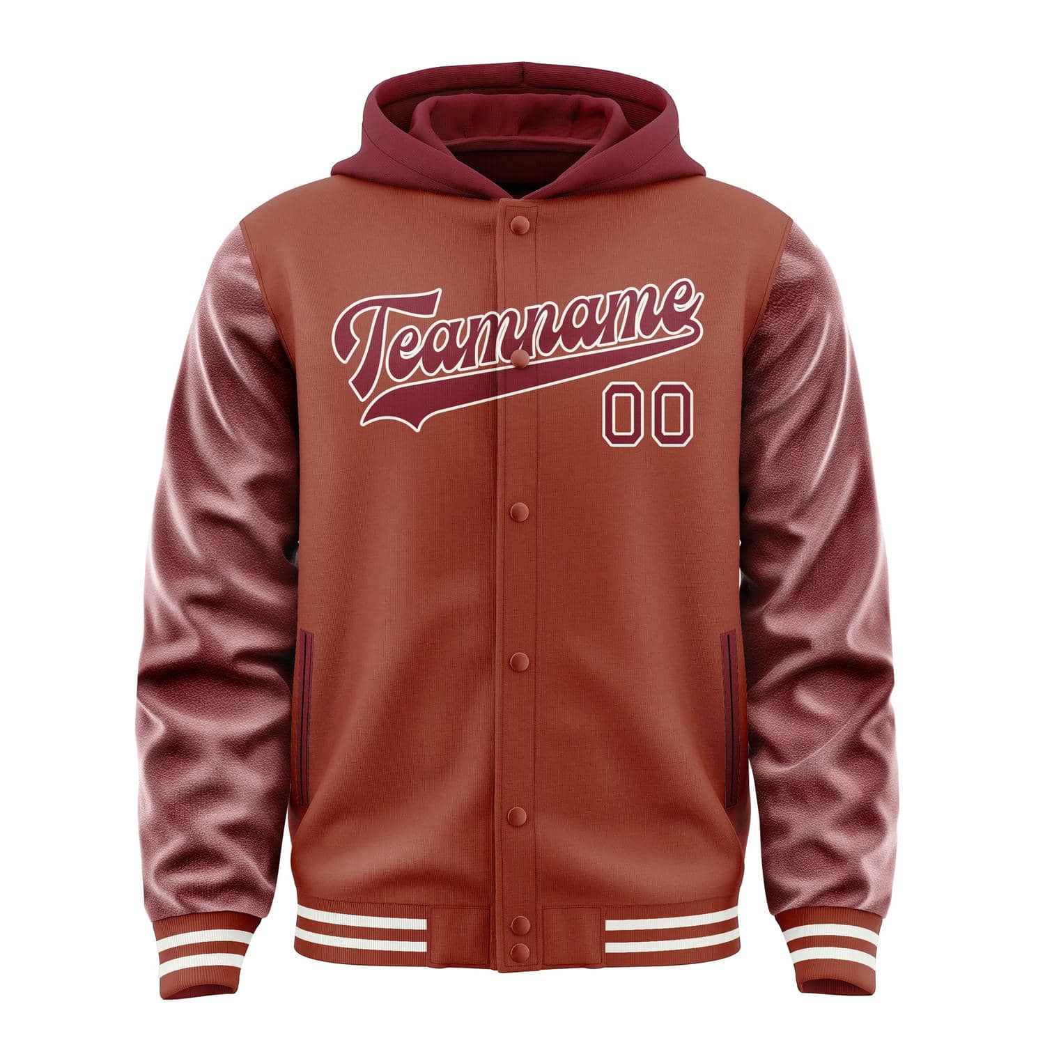 Custom Coral Red Crimson Red Jacket