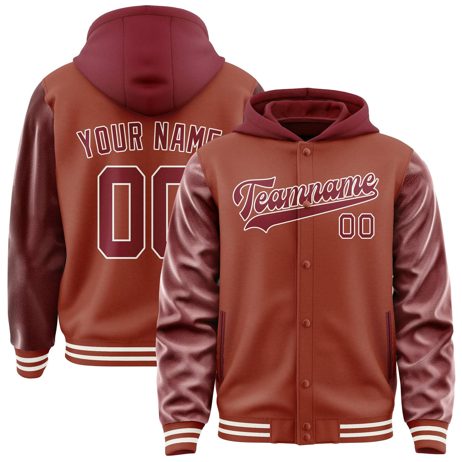 Custom Coral Red Crimson Red Jacket