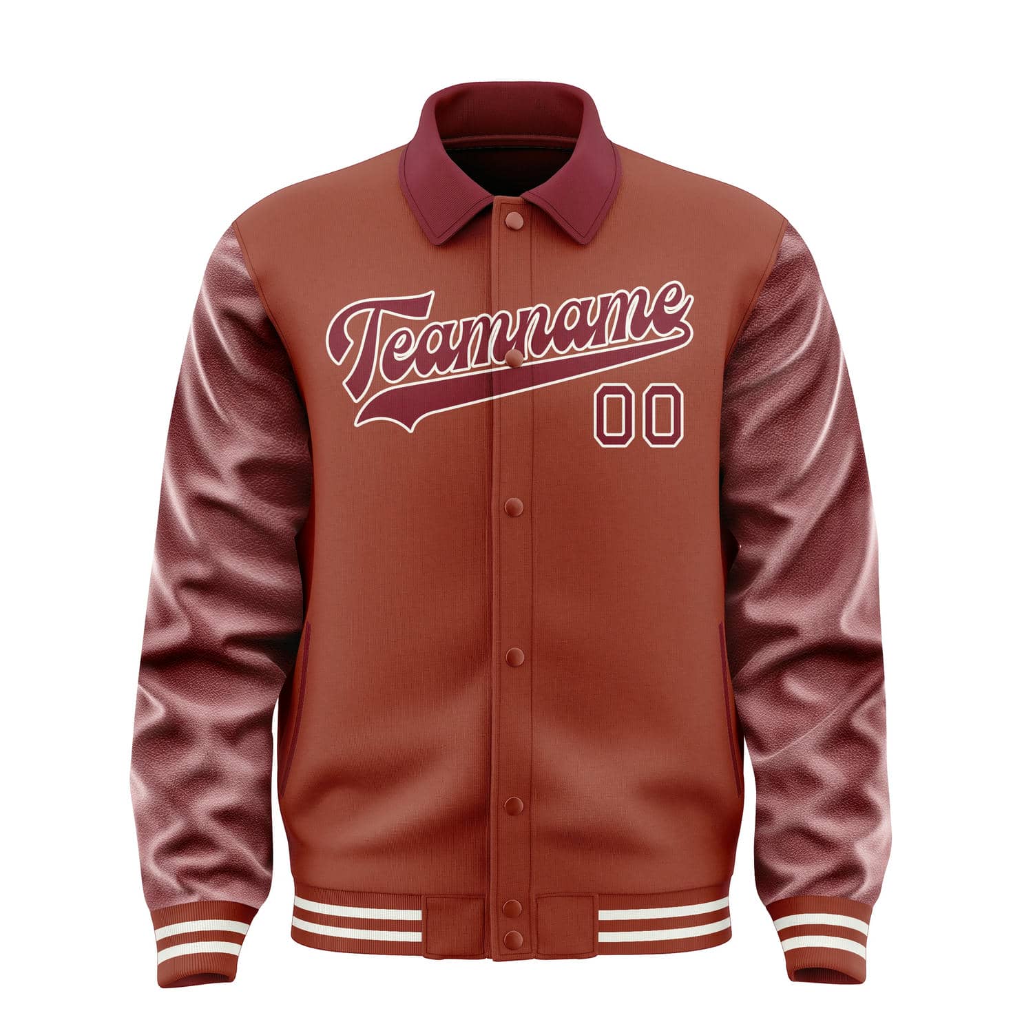 Custom Coral Red Crimson Red Jacket