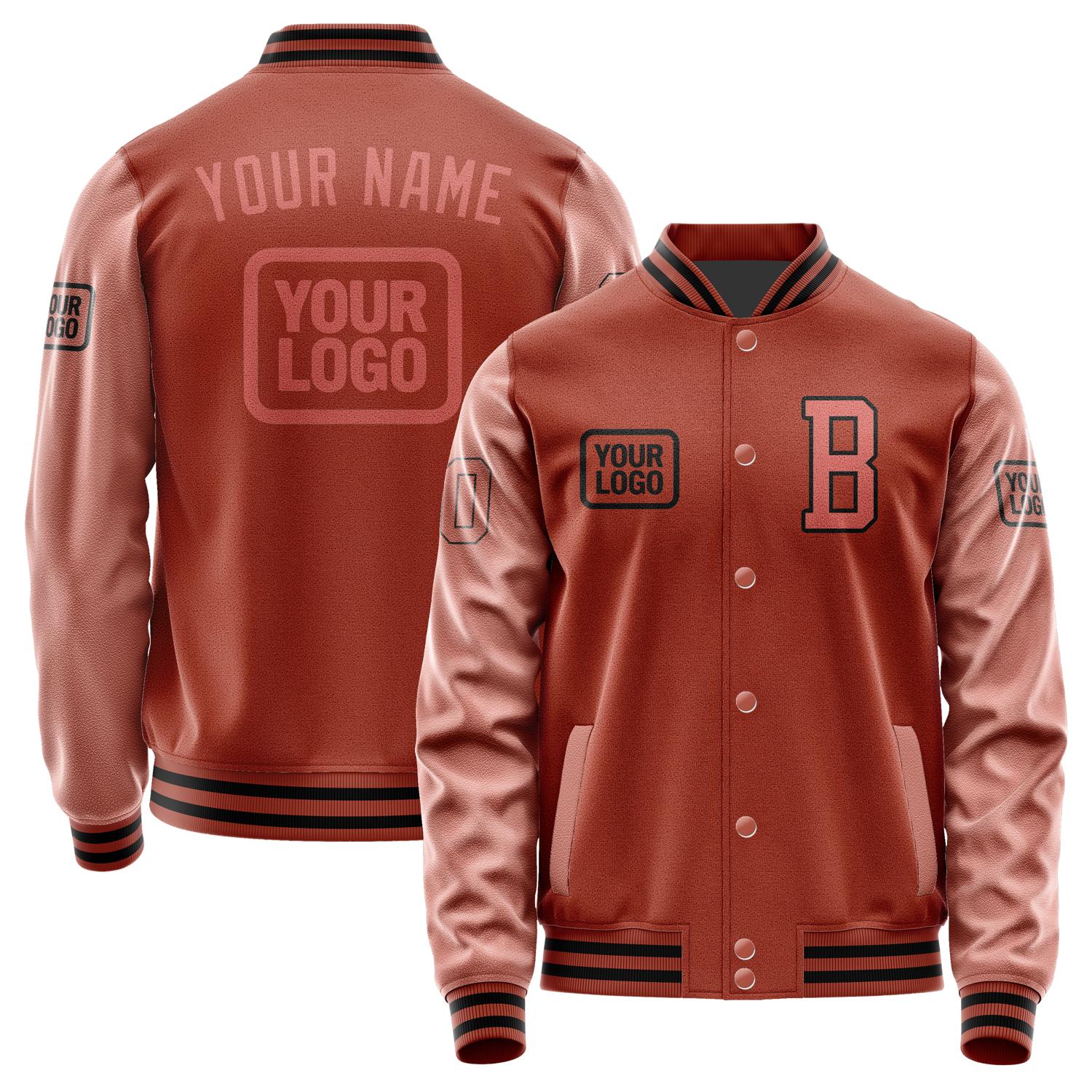 Custom Coral Red Copper Rose Jacket JA161629161717292917