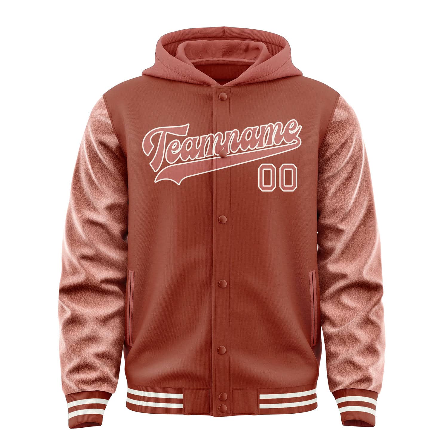 Custom Coral Red Copper Rose Jacket