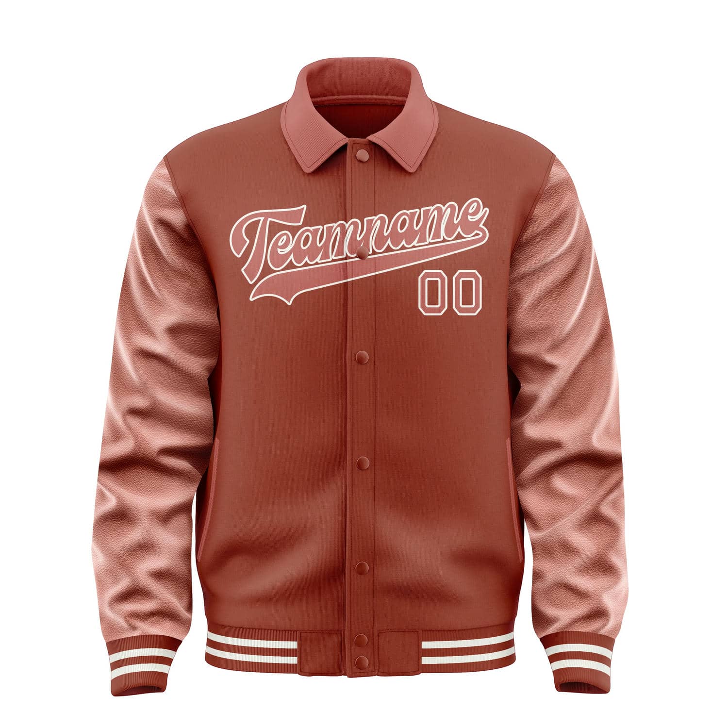 Custom Coral Red Copper Rose Jacket