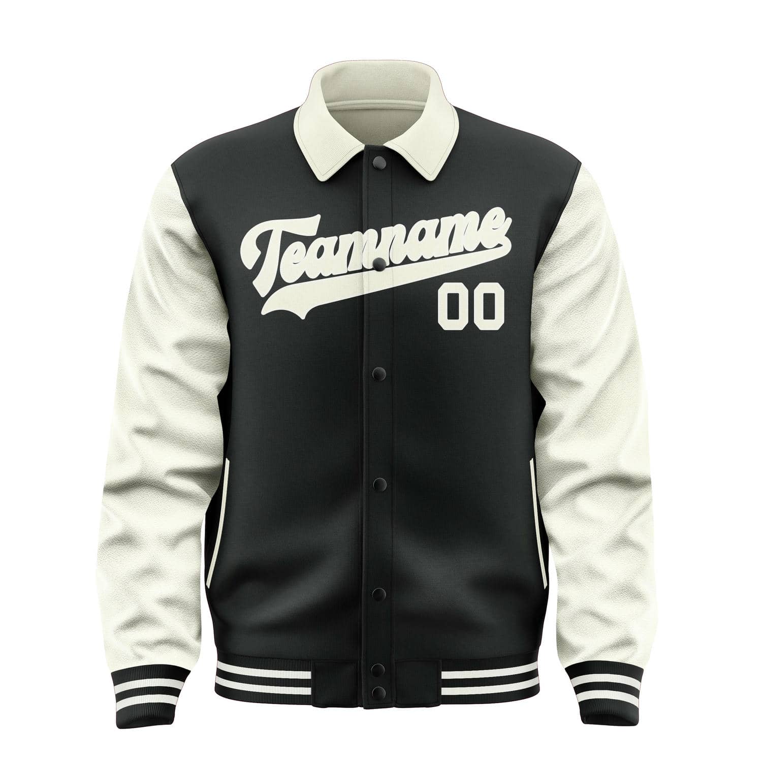 Custom Black Cream Jacket