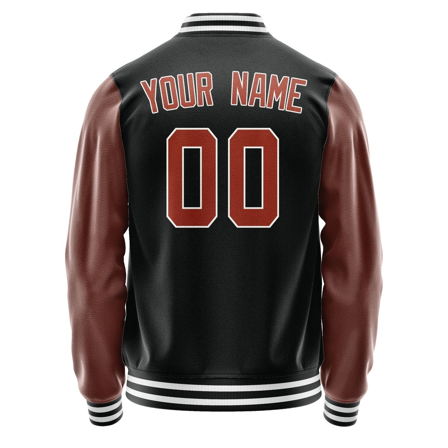 Custom Black Coral Red Jacket JA1717161718B31816