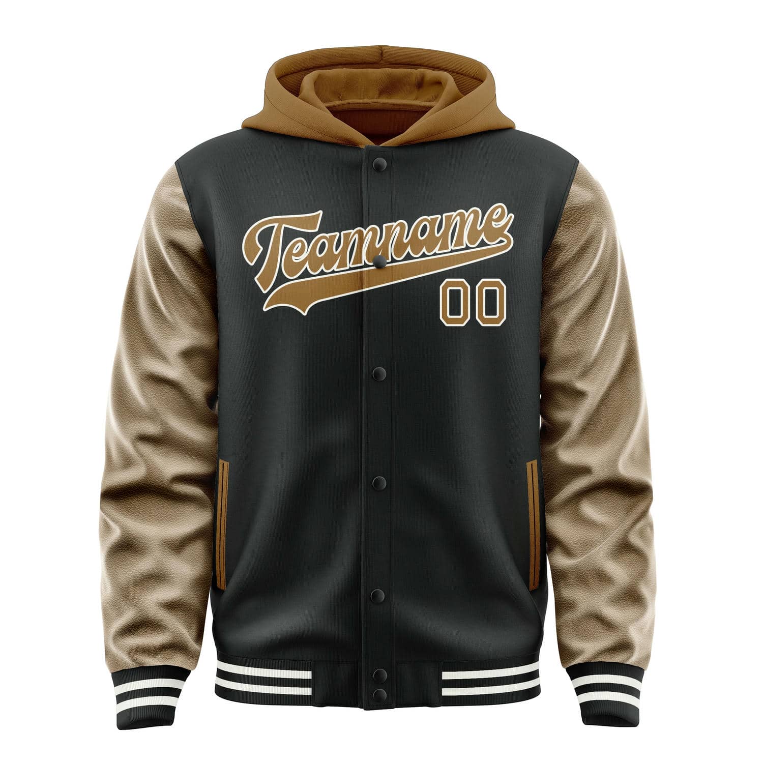 Custom Black Khaki Jacket