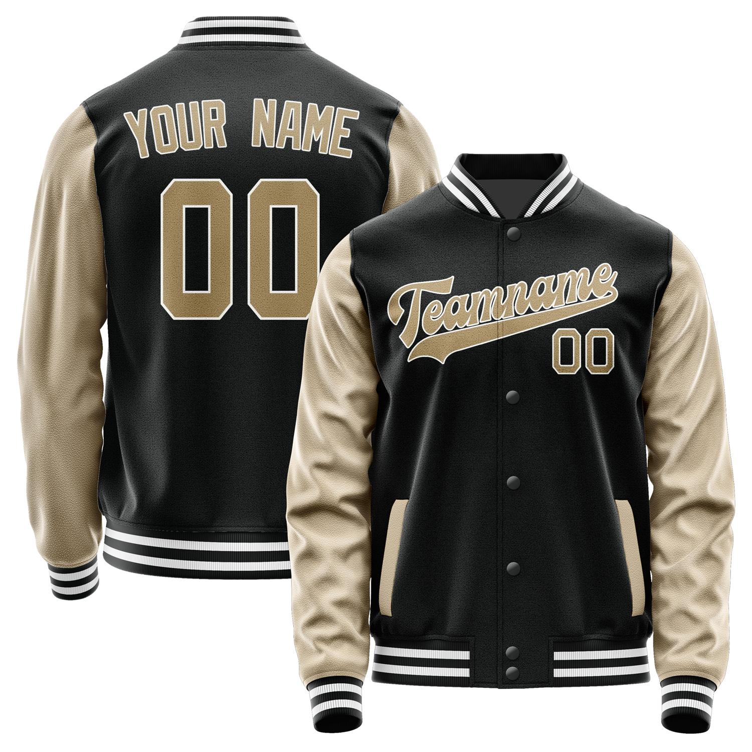 Custom Black Light Khaki Jacket JA1717251718B31825