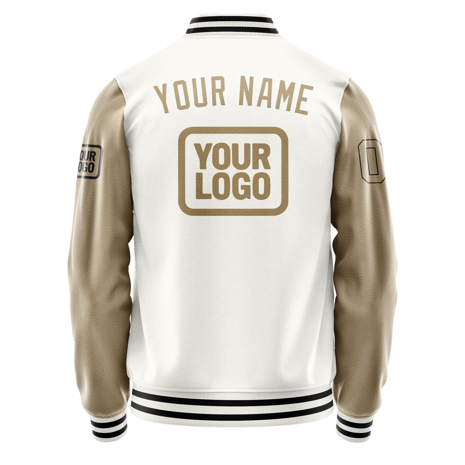 Custom White Light Khaki Jacket JA181825181717252517