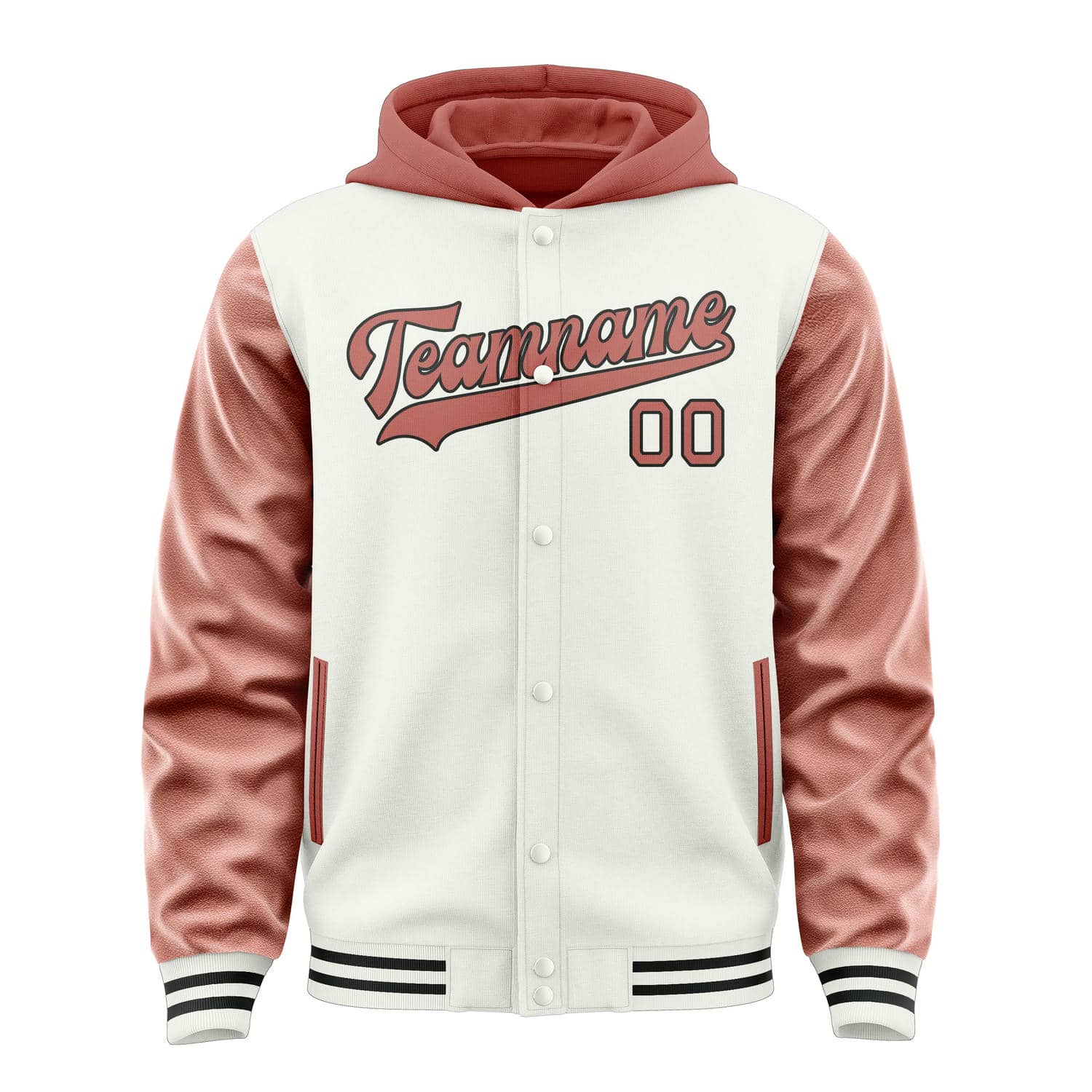 Custom White Copper Rose Jacket