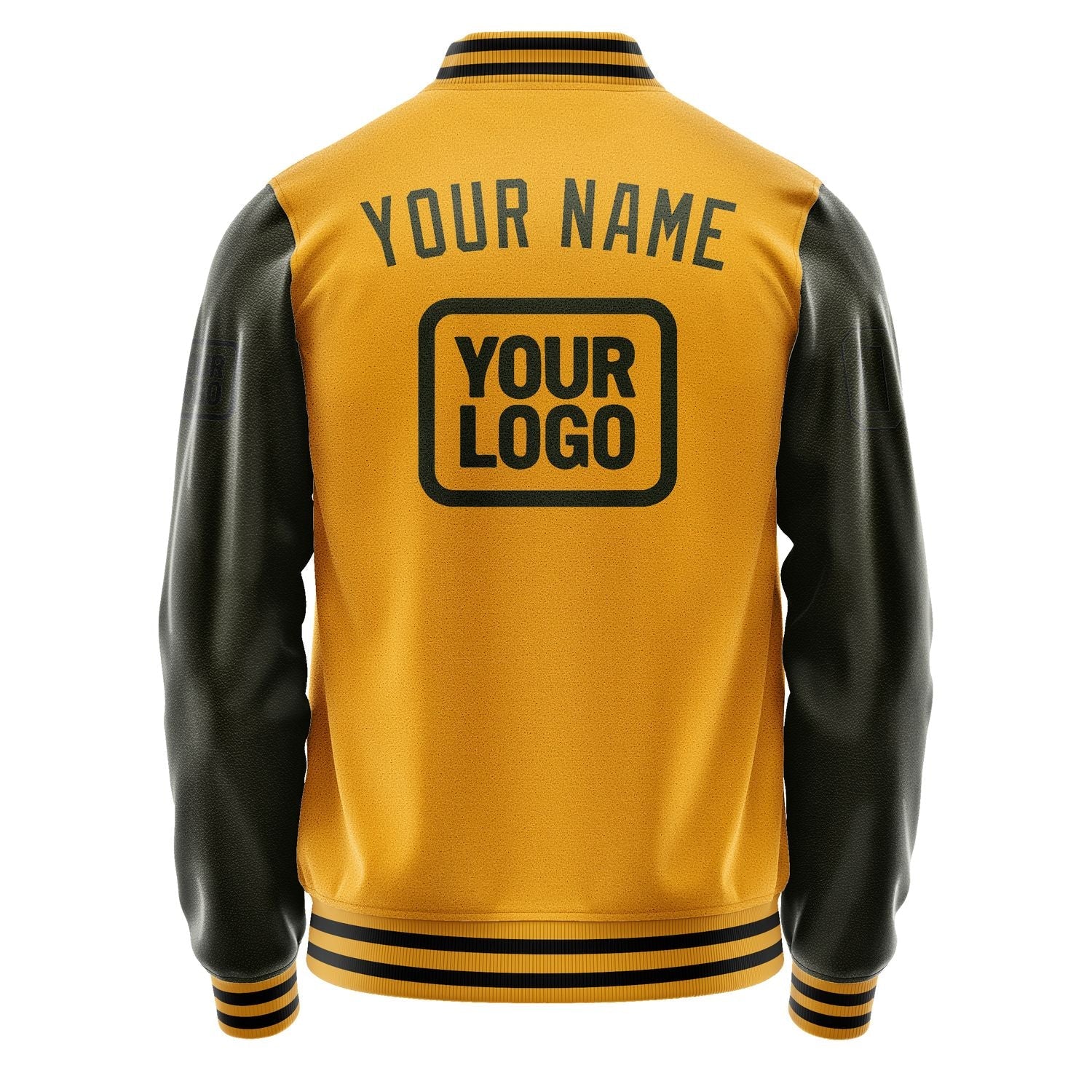 Custom Yellow Olive Jacket JA191902191717020217
