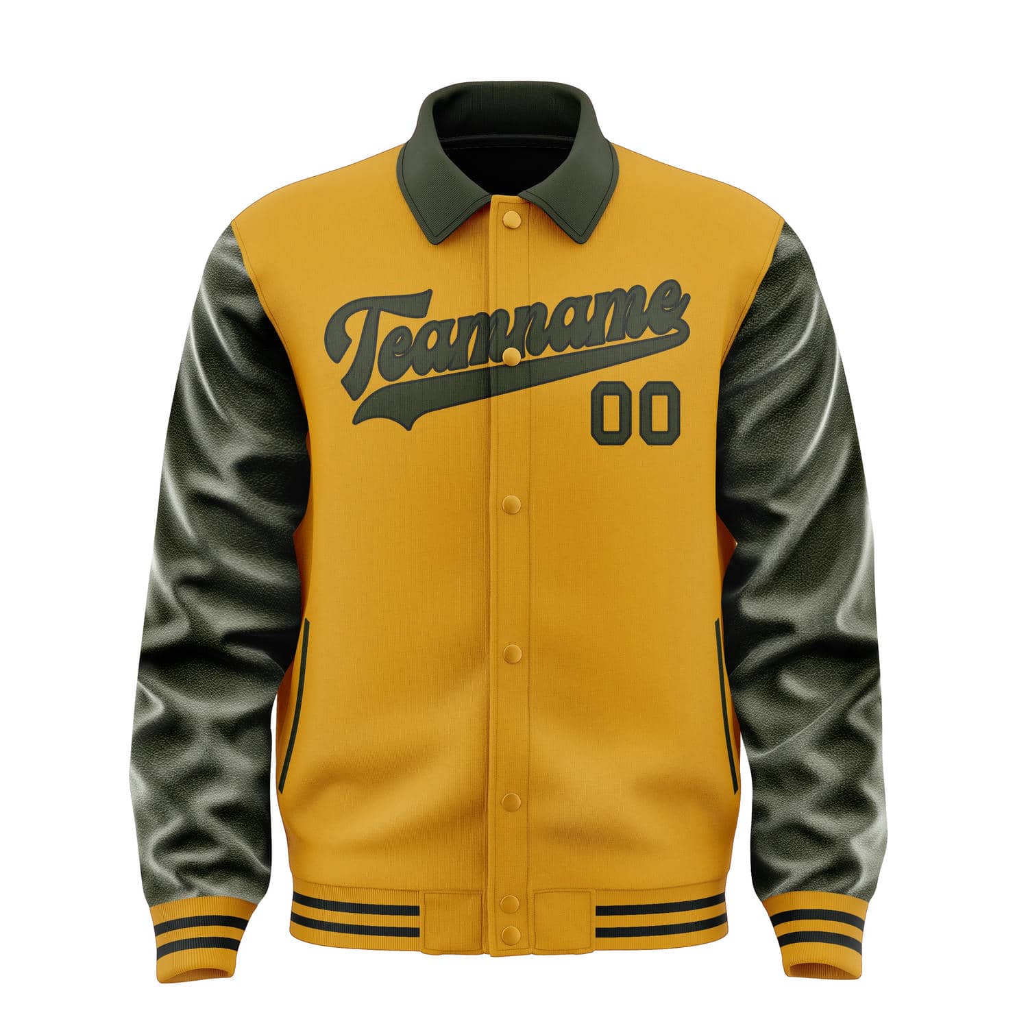 Custom Yellow Olive Jacket
