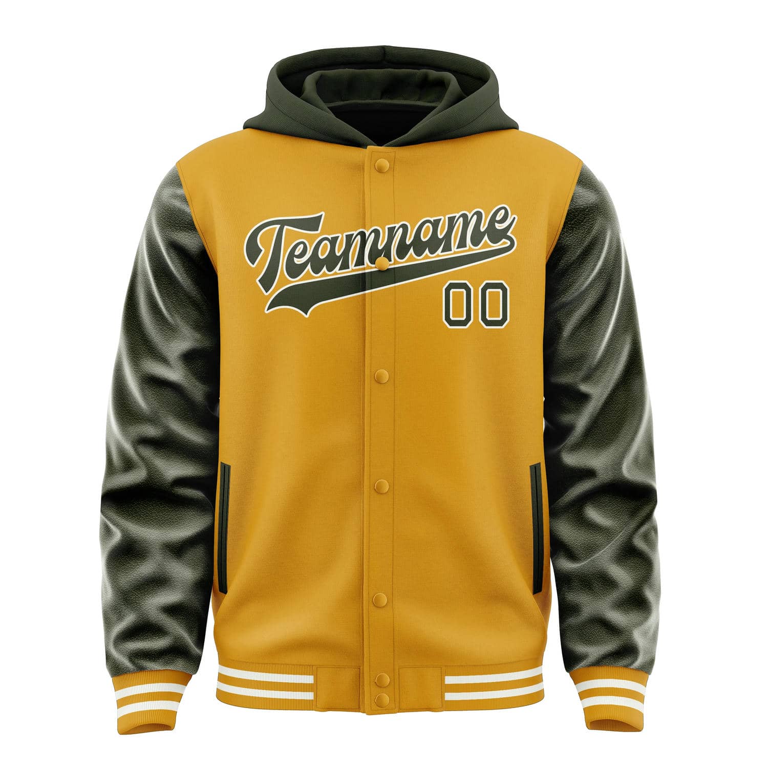 Custom Yellow Olive Jacket