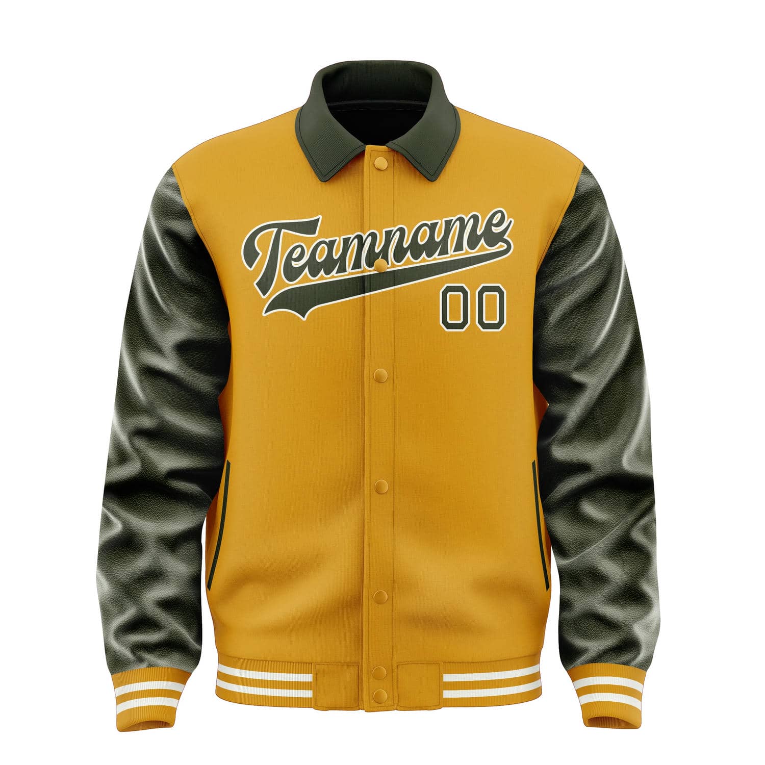 Custom Yellow Olive Jacket