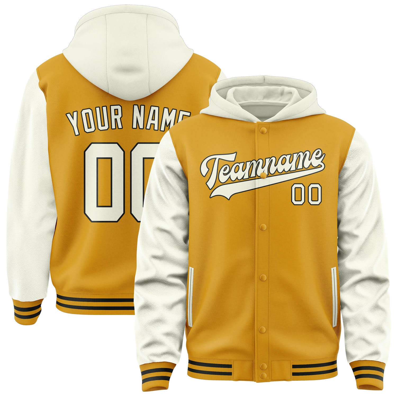 Custom Yellow Cream Jacket