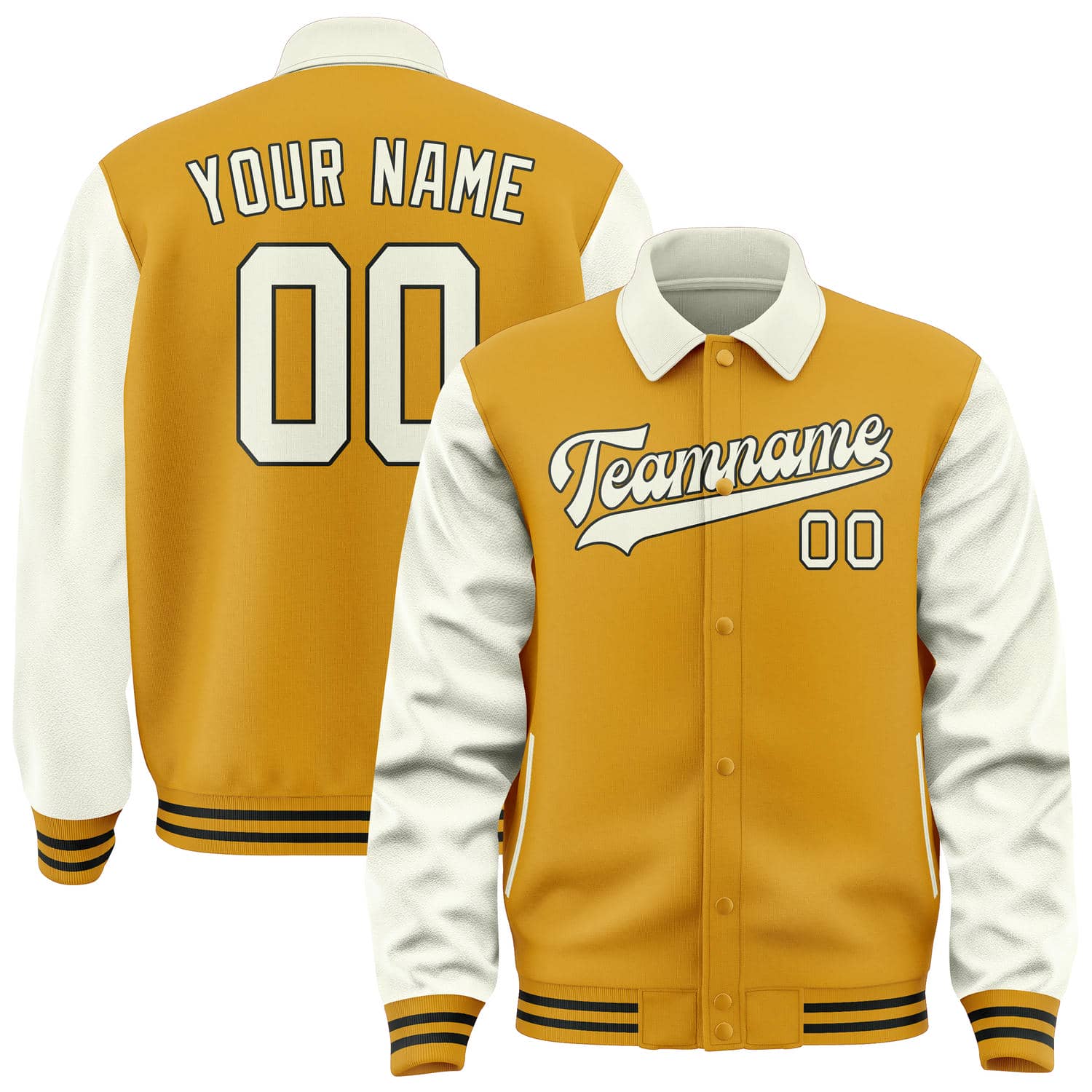 Custom Yellow Cream Jacket