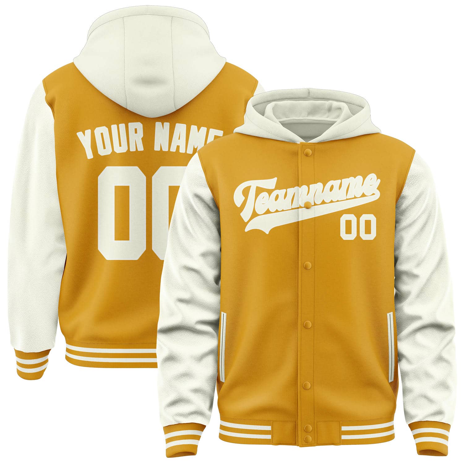 Custom Yellow Cream Jacket