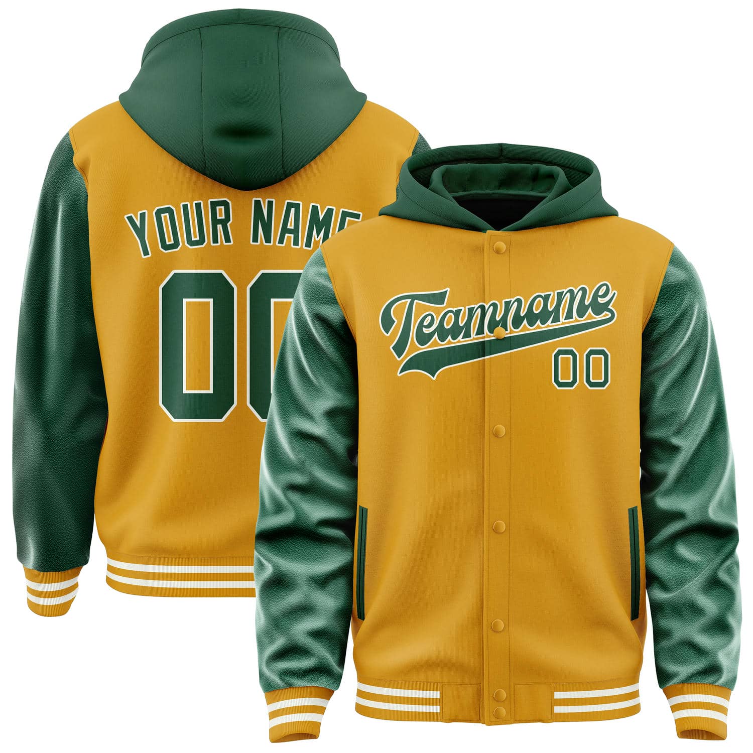 Custom Yellow Green Jacket