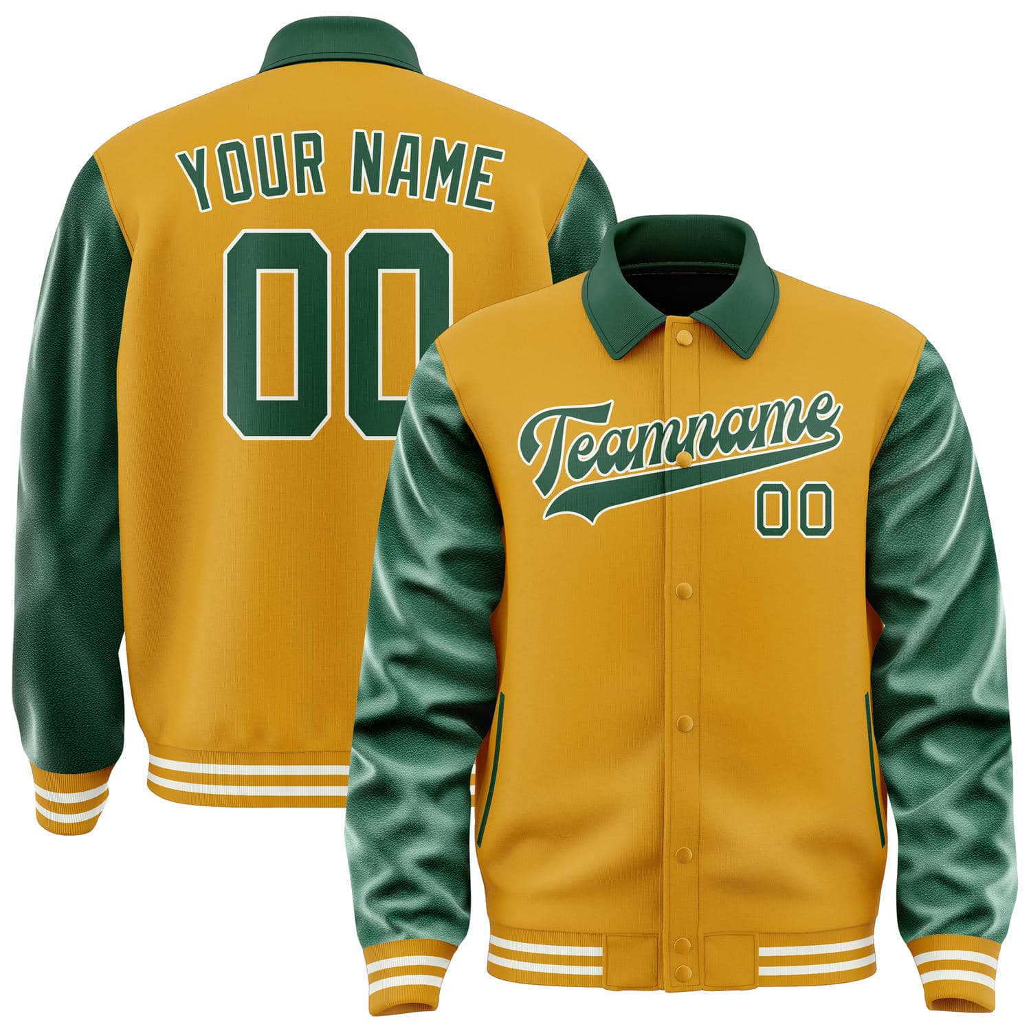 Custom Yellow Green Jacket