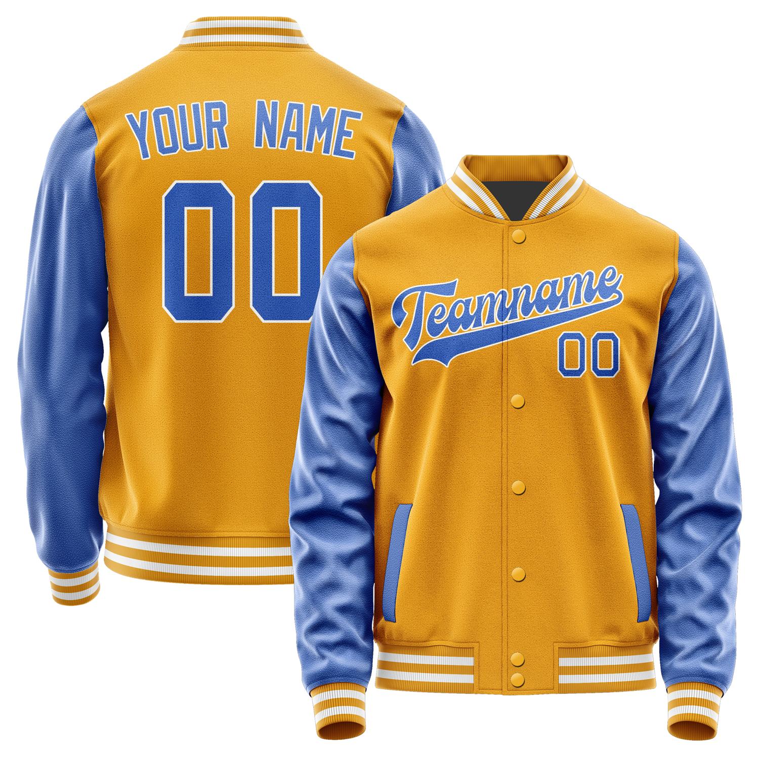 Custom Yellow Sky Blue Jacket JA1919091918B31809