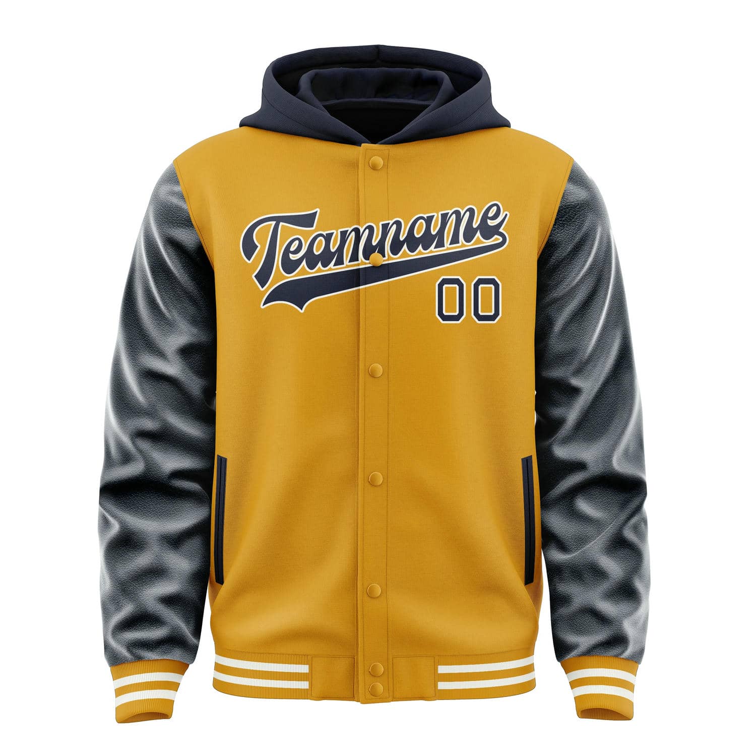 Custom Yellow Navy Jacket