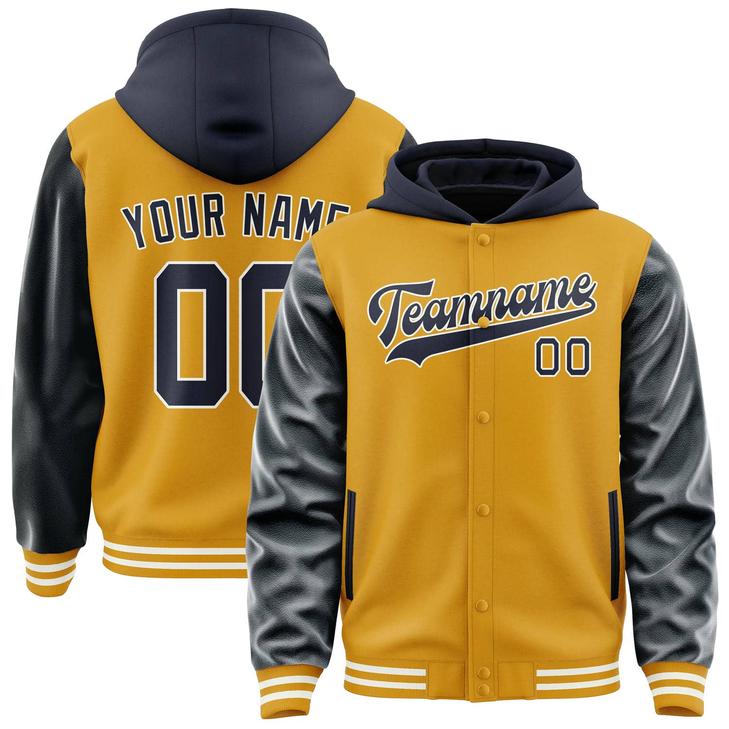 Custom Yellow Navy Jacket