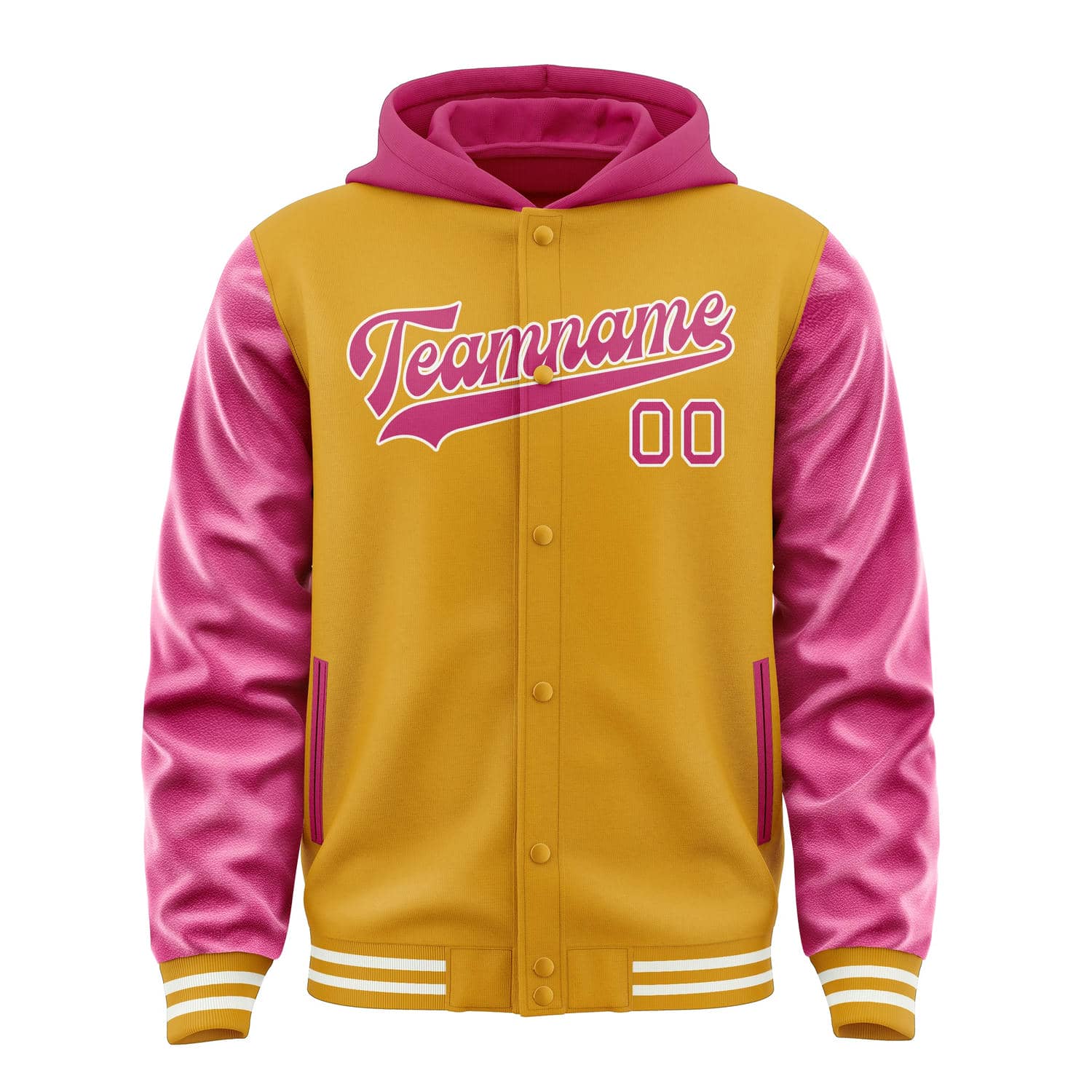 Custom Yellow Pink Jacket