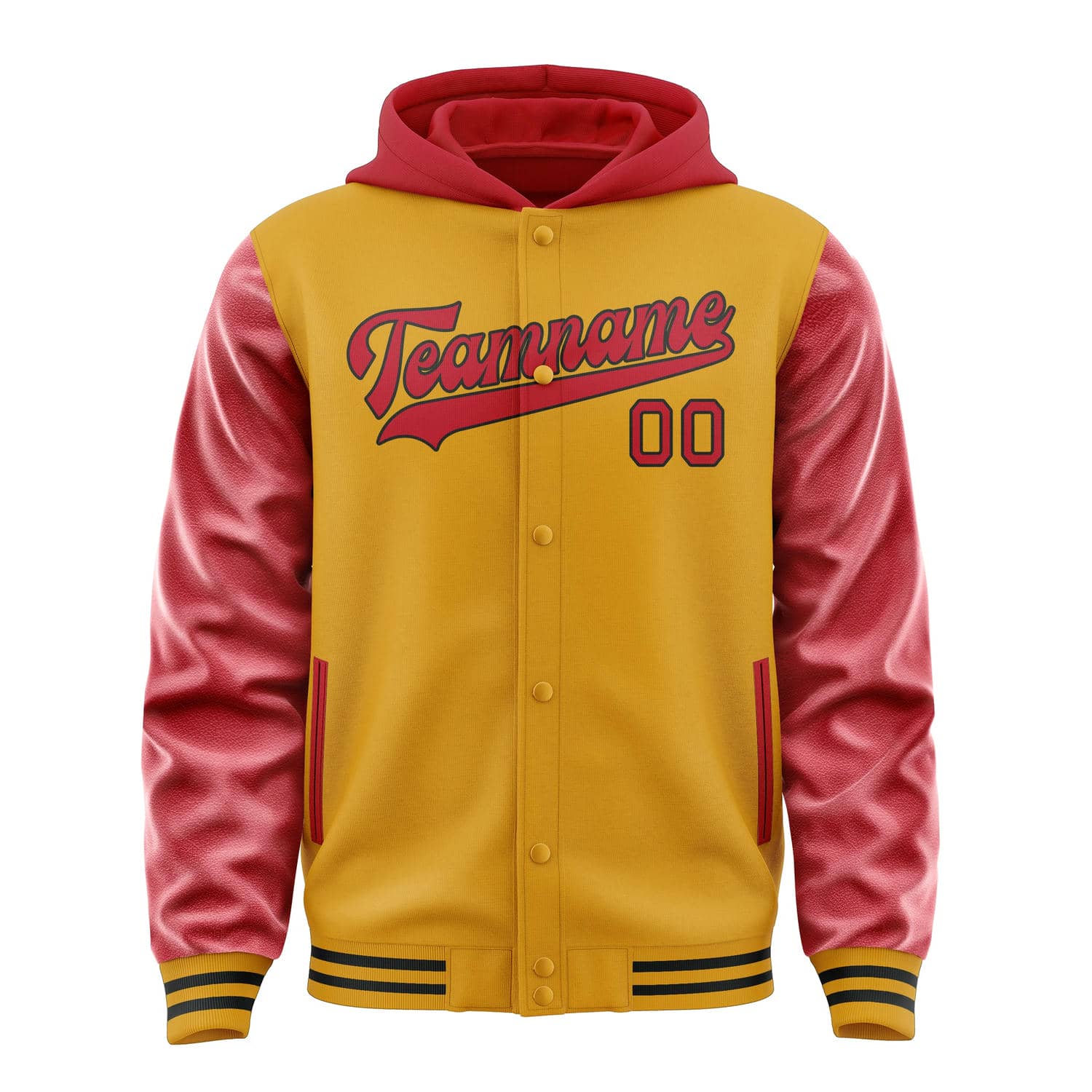 Custom Yellow Red Jacket