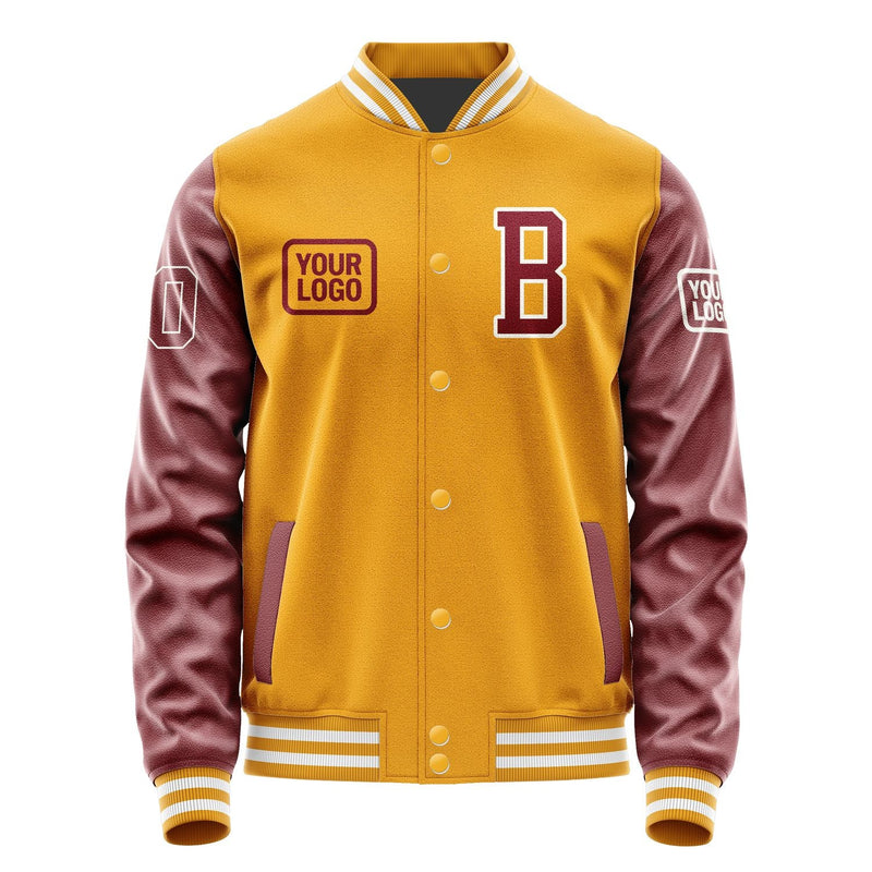 Custom Yellow Crimson Red Jacket JA191915191818151518