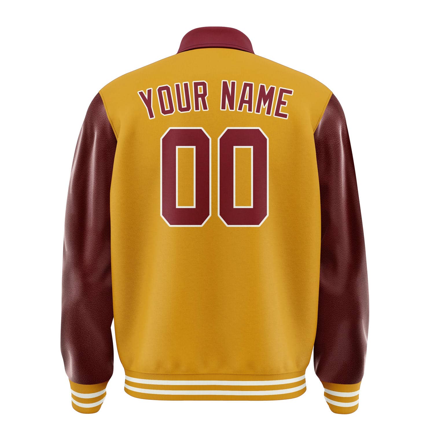Custom Yellow Crimson Red Jacket