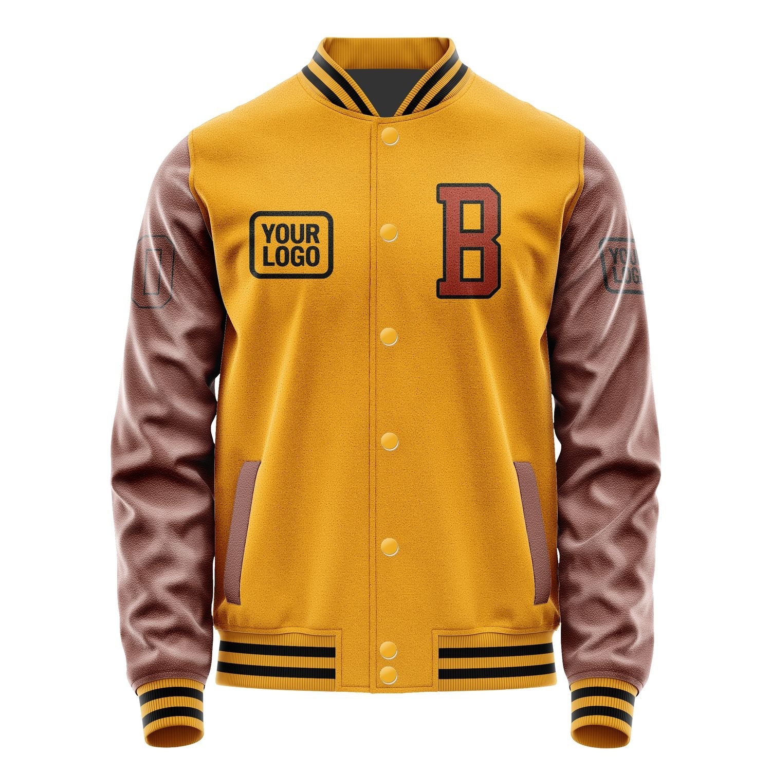 Custom Yellow Coral Red Jacket JA191916191717161617
