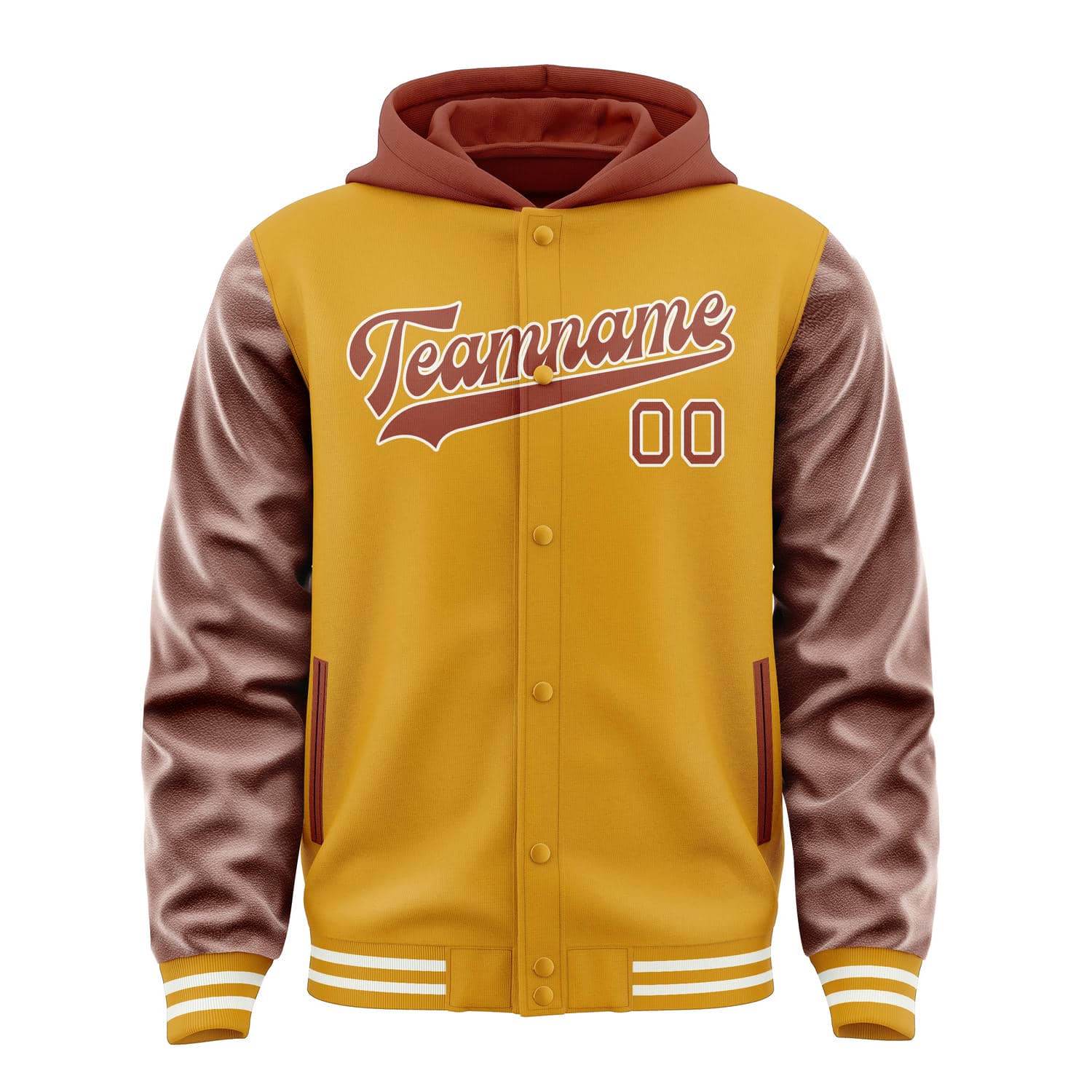 Custom Yellow Coral Red Jacket