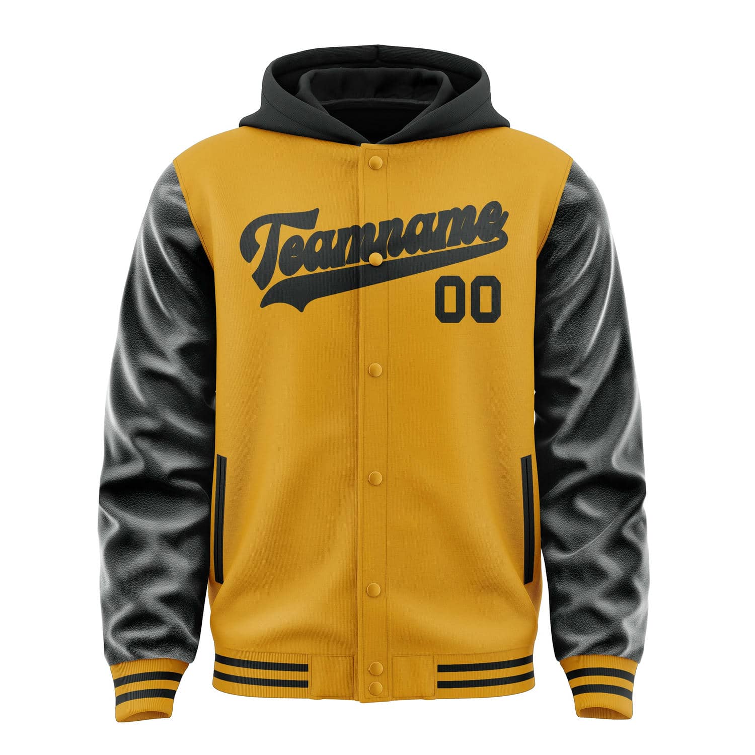 Custom Yellow Black Jacket