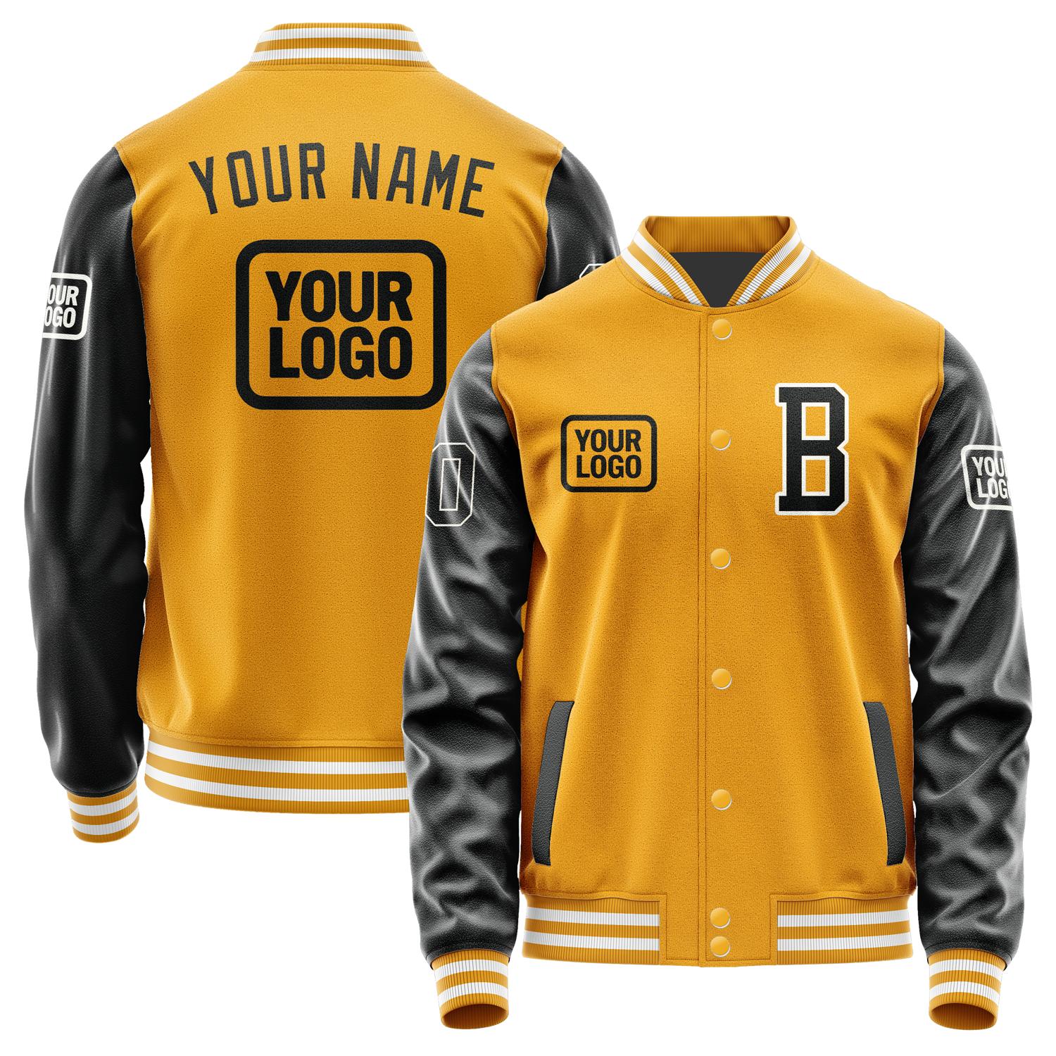 Custom Yellow Black Jacket JA191917191818171718