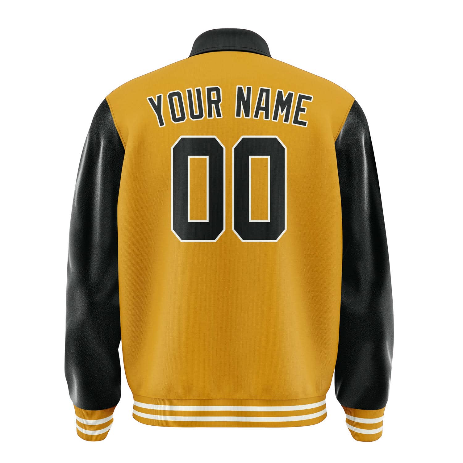 Custom Yellow Black Jacket