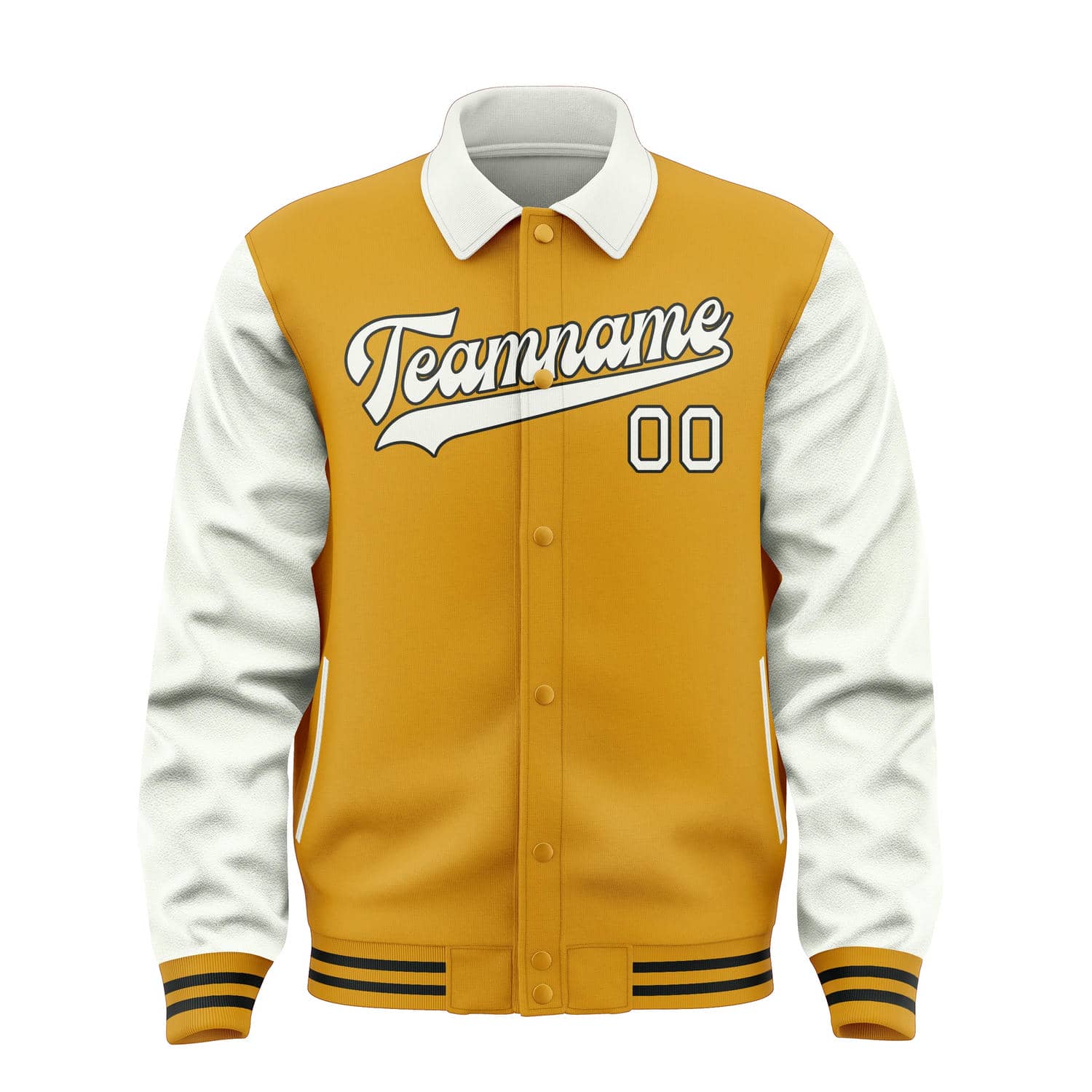 Custom Yellow White Jacket
