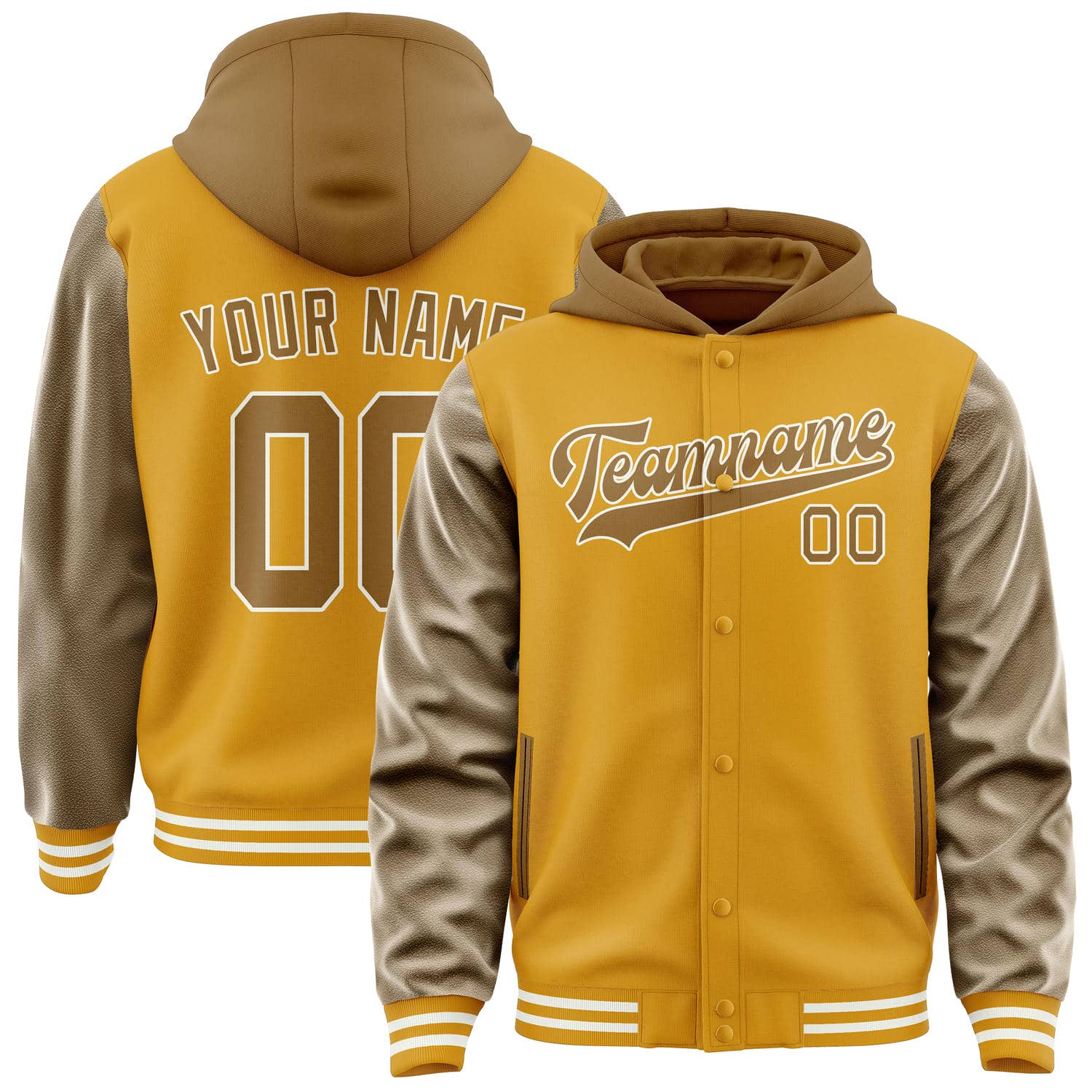 Custom Yellow Khaki Jacket