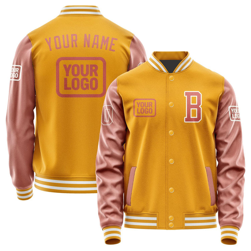 Custom Yellow Copper Rose Jacket JA191929191818292918